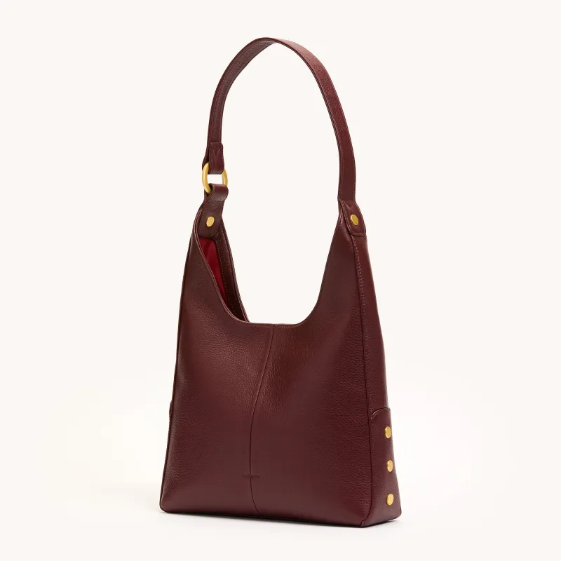 Tim | Cherrywood Pebble/Brushed Gold | Med made by Hammitt