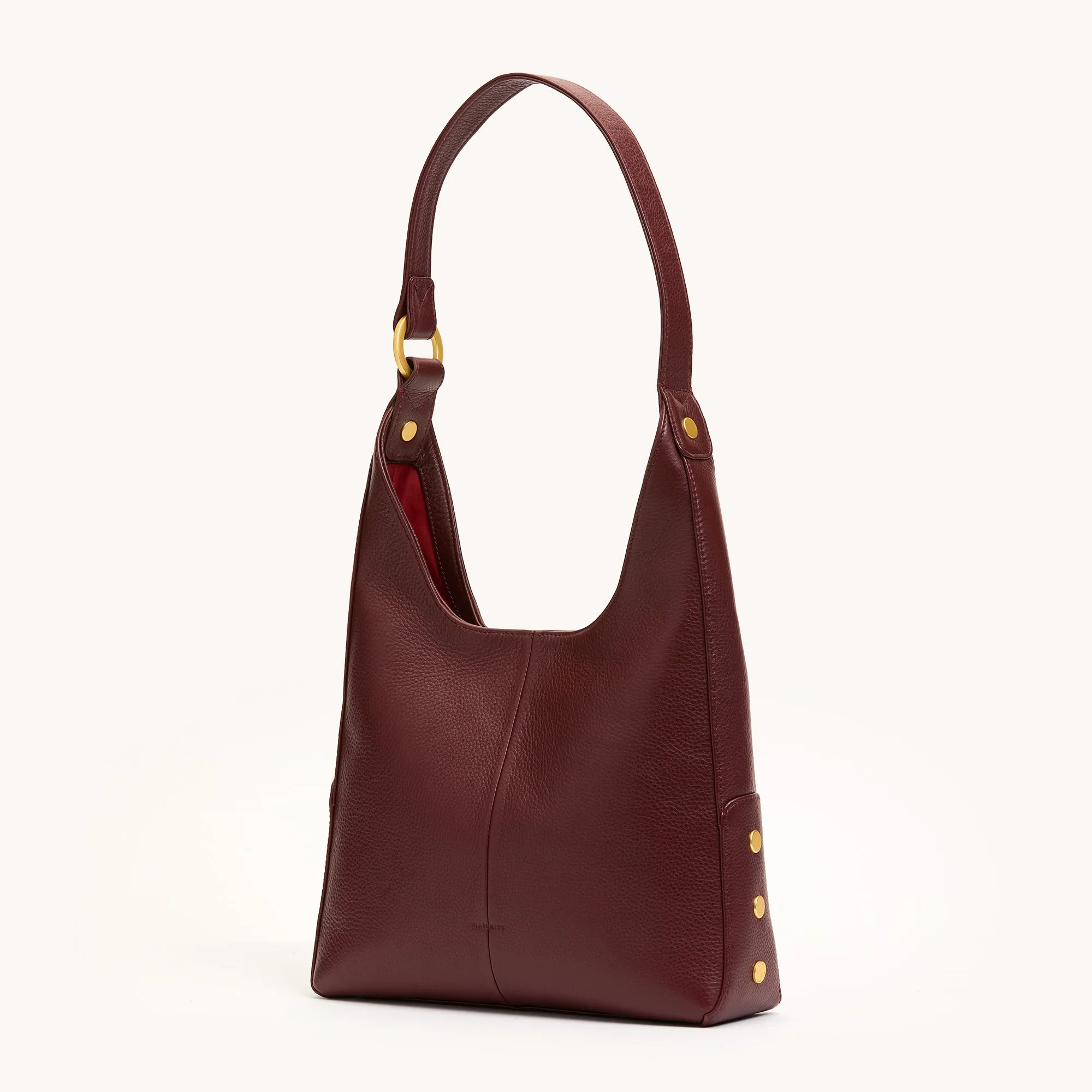 Tim | Cherrywood Pebble/Brushed Gold | Med sold by Hammitt