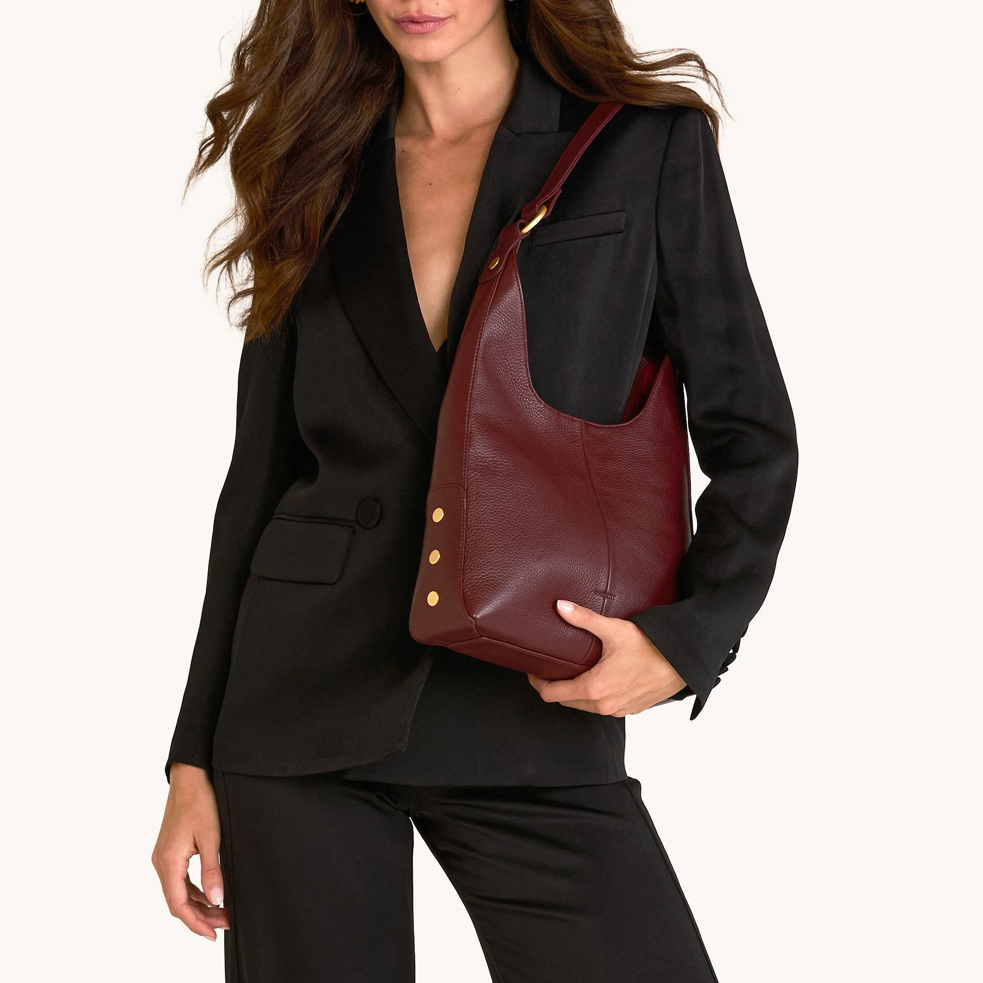 Tim | Cherrywood Pebble/Brushed Gold | Med sold by Hammitt product image thumbnail 4