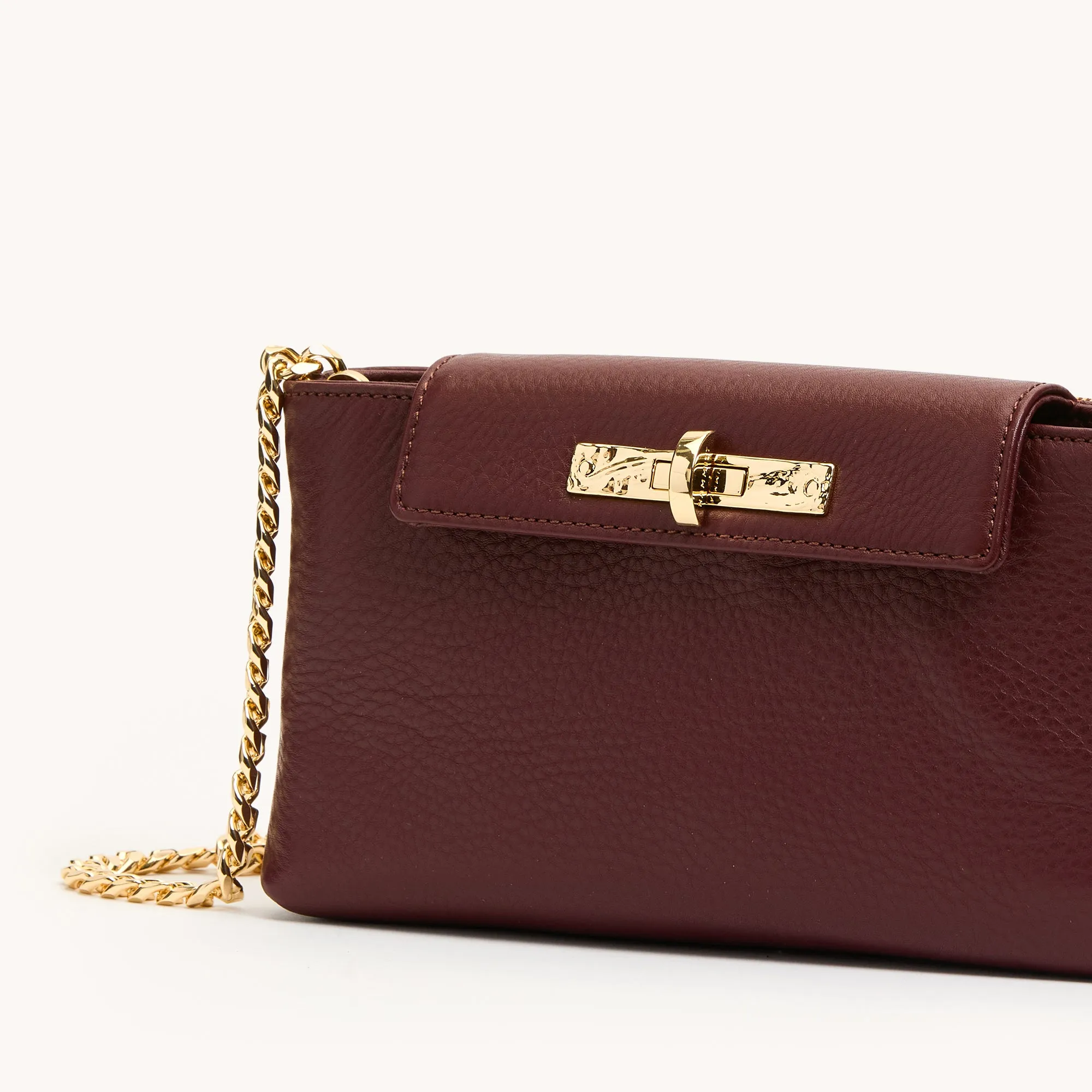 Charlotte | Cherrywood Pebble/Gold | Sml sold by Hammitt product image thumbnail 5