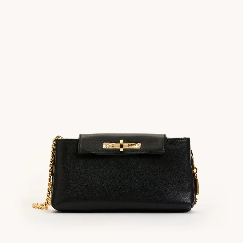 Charlotte | Black/Gold | Sml sold by Hammitt