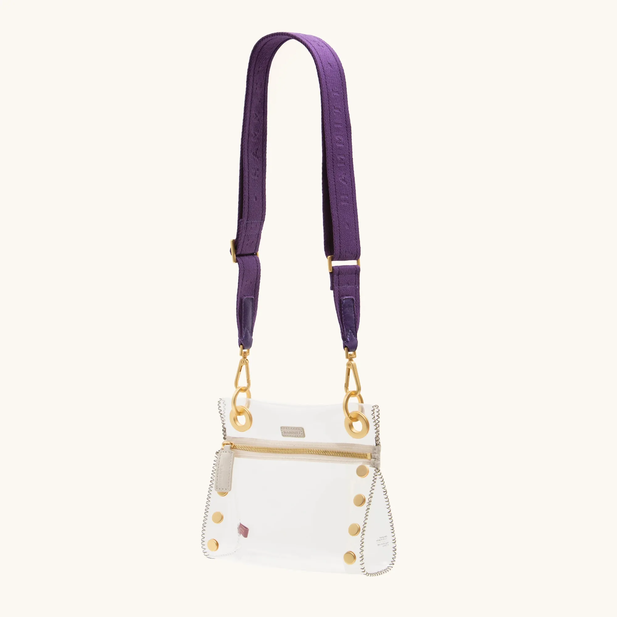 Webbing Crossbody Strap | Game Day Purple/Brushed Gold sold by Hammitt product image thumbnail 3