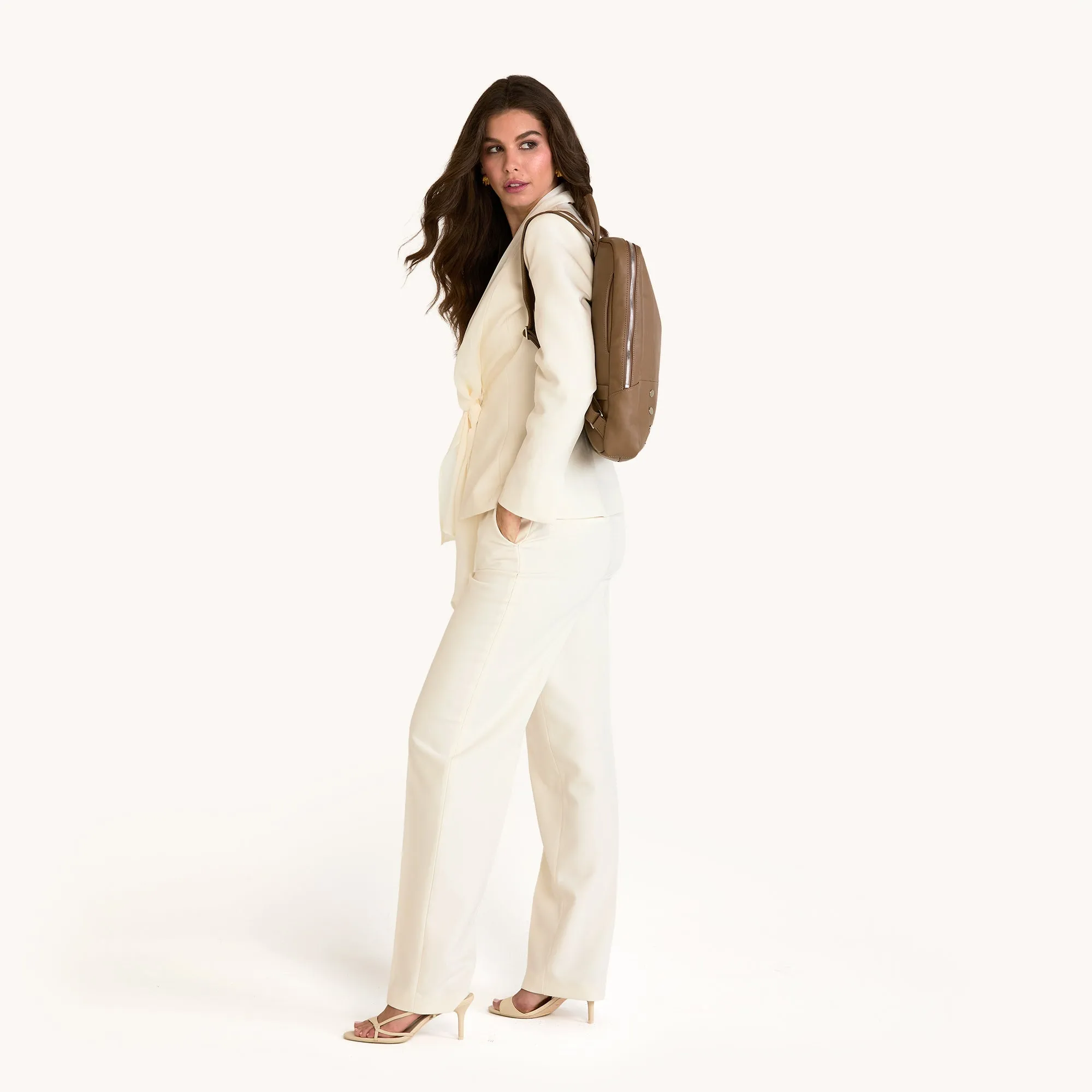 Hunter Backpack | Dune/Silver | Lrg sold by Hammitt product image thumbnail 4
