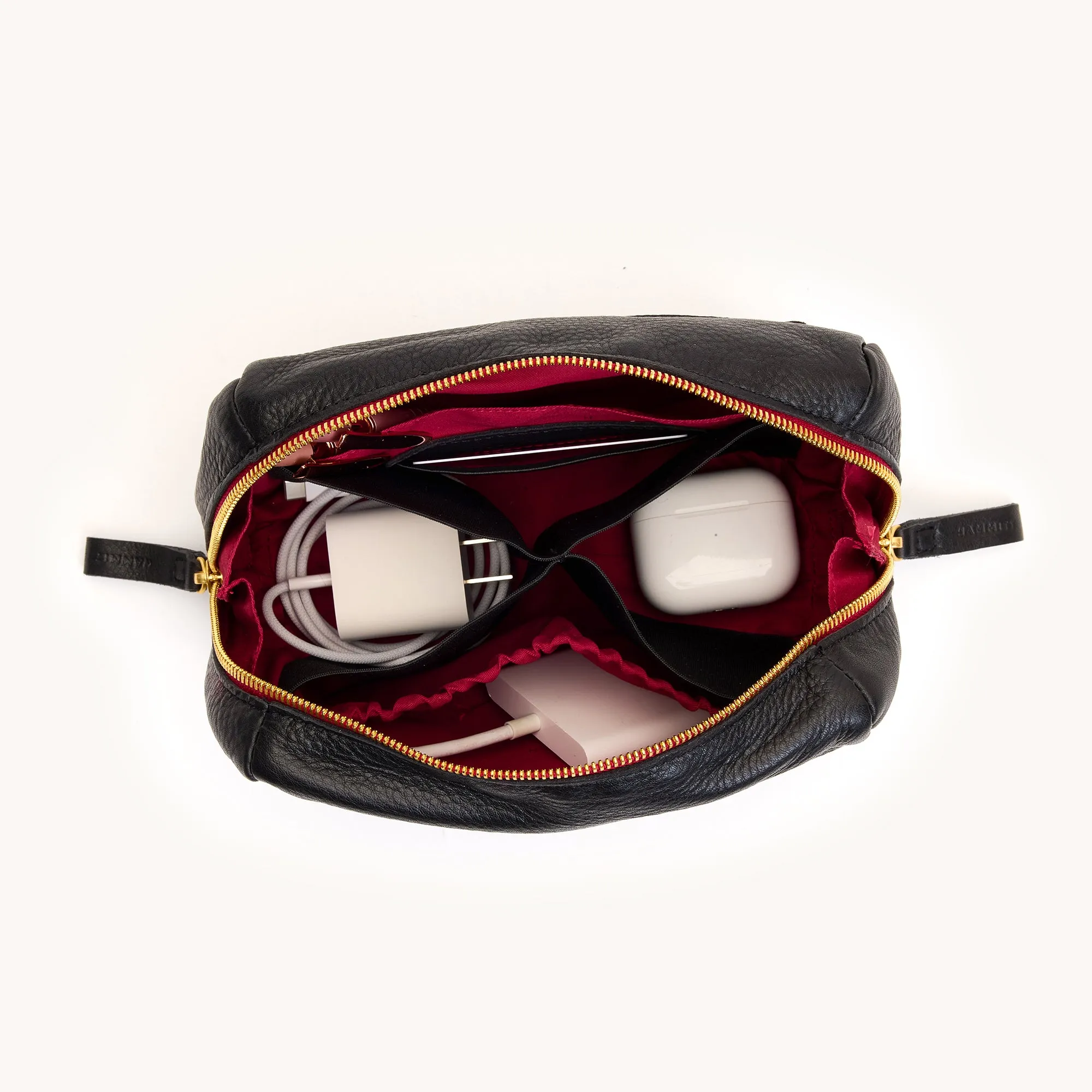 Powers | Black/Brushed Gold Red Zip | Med sold by Hammitt product image thumbnail 5