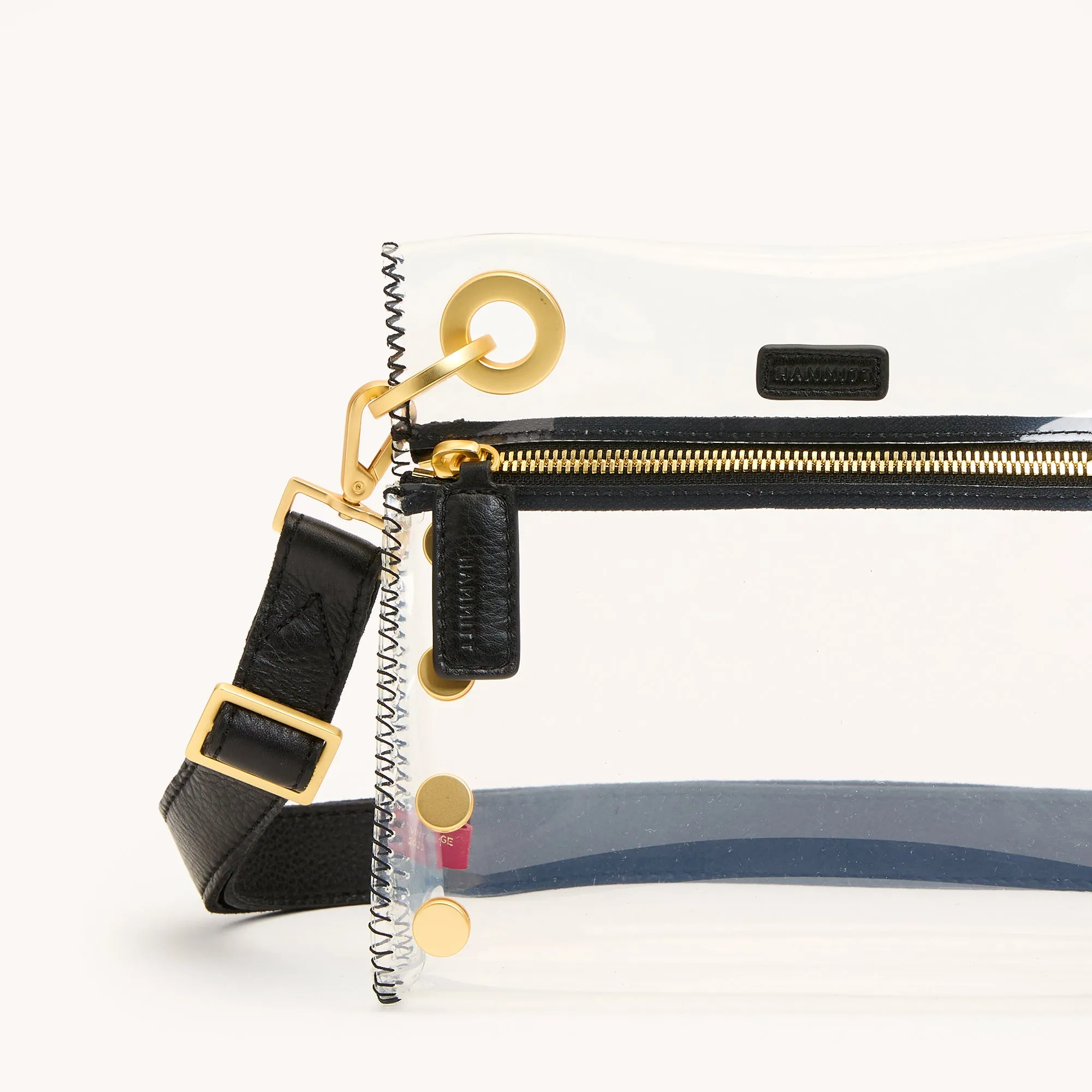 Tony Clear | Black/Brushed Gold | Sml sold by Hammitt product image thumbnail 3