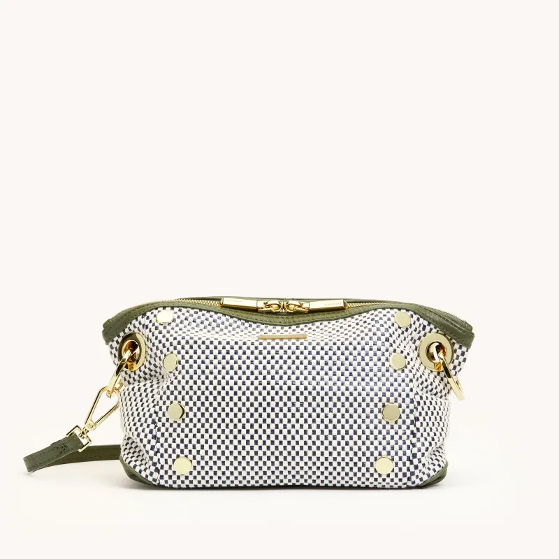 Daniel Crossbody Clutch | Meadow Weave/Gold | Sml sold by Hammitt