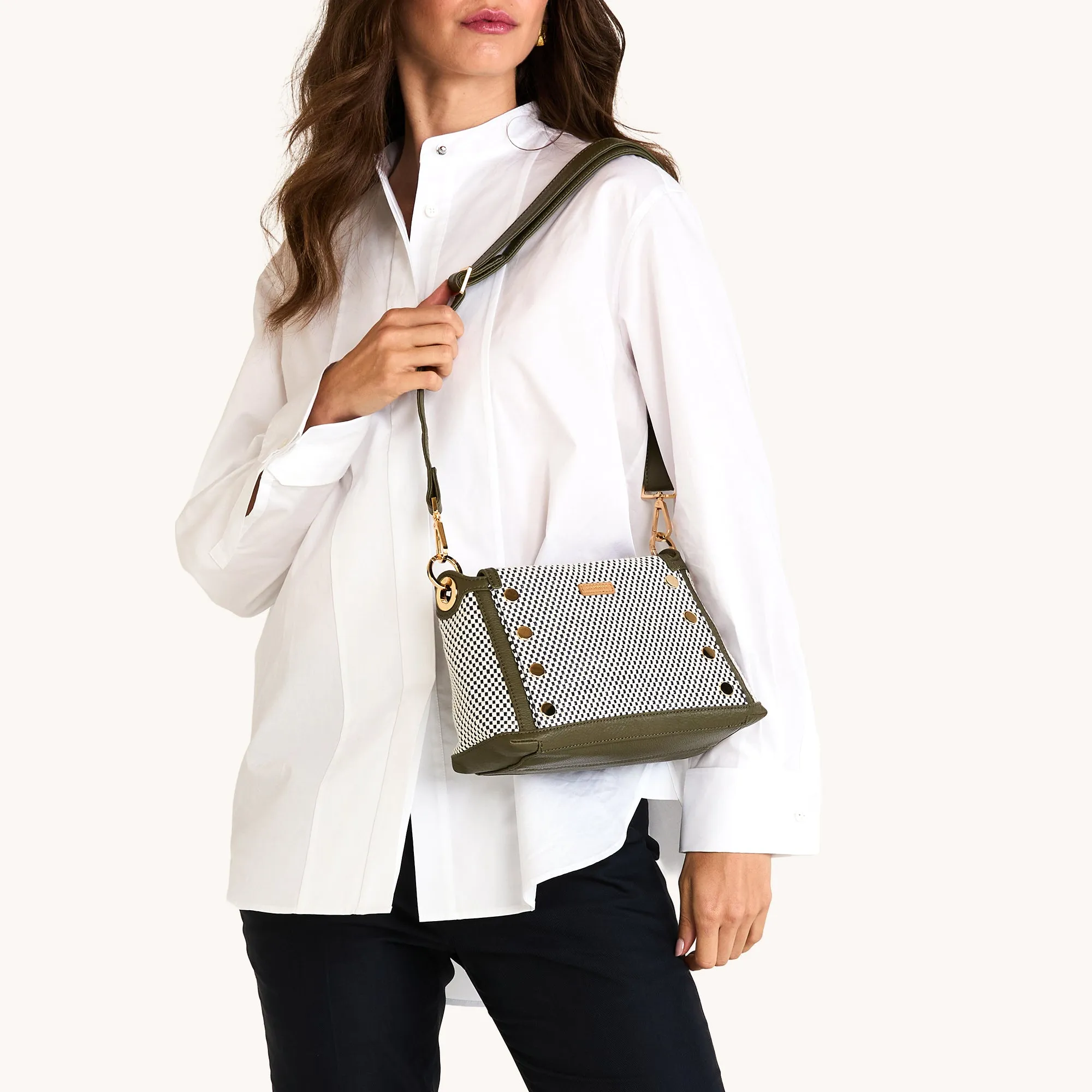 Bryant | Meadow Weave/Gold | Med sold by Hammitt product image thumbnail 2