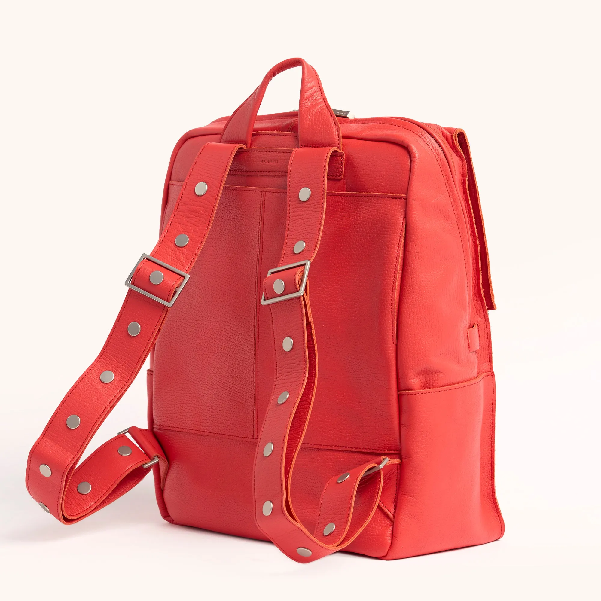 Montana Backpack | Lighthouse Red/Brushed Silver | XL sold by Hammitt product image thumbnail 2