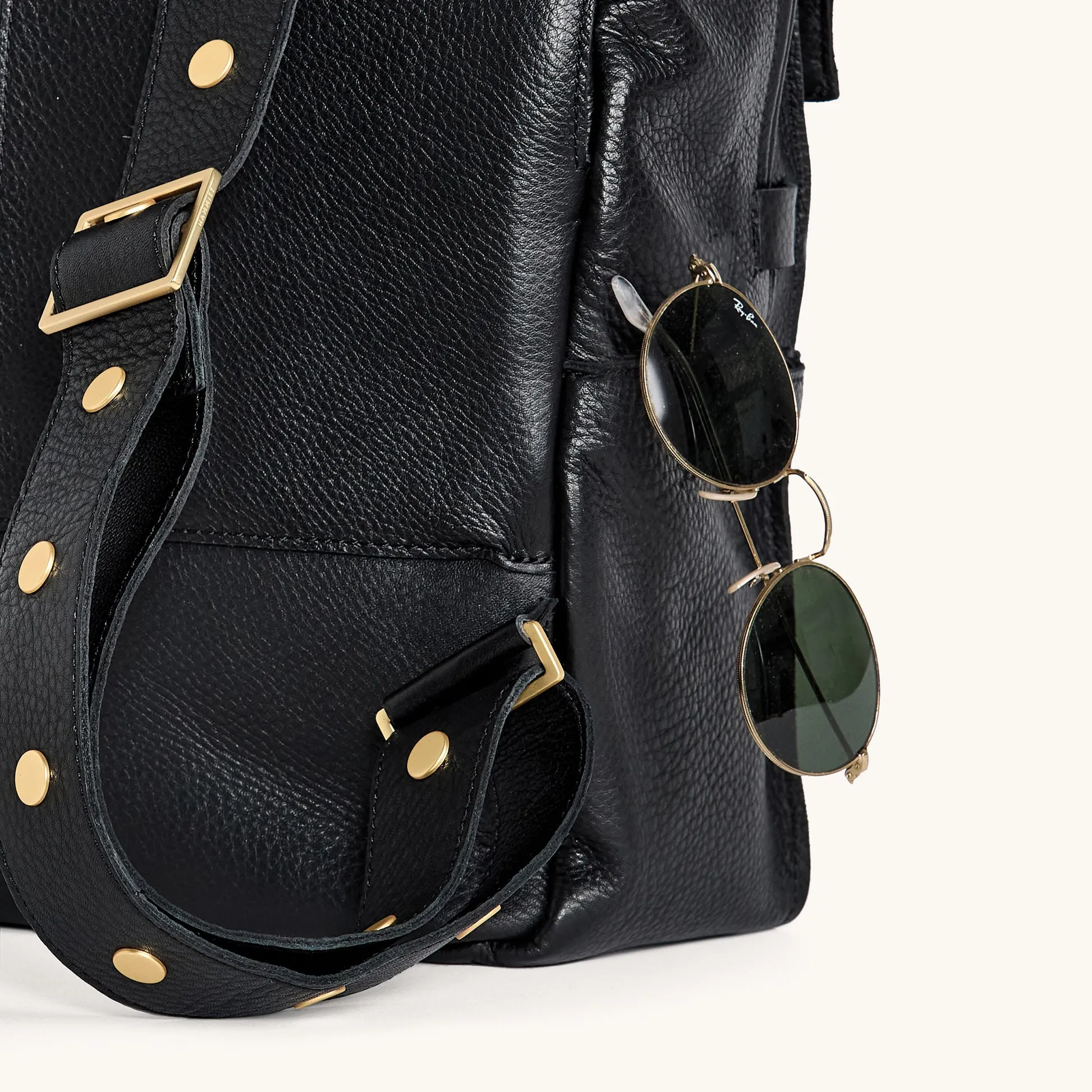 Montana Backpack | Black/Brushed Gold Red Zip | XL sold by Hammitt product image thumbnail 3