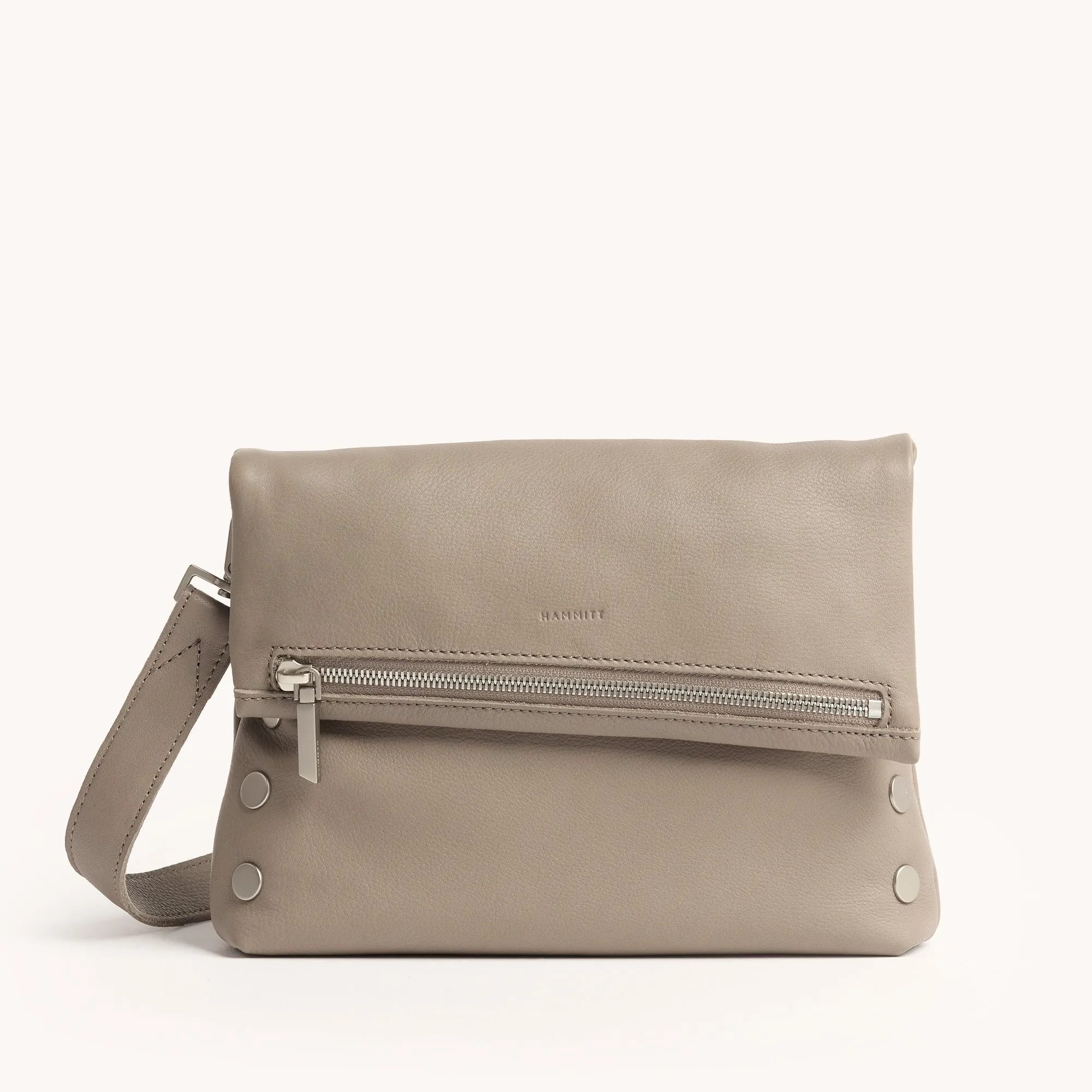 VIP | Pewter Pebble/Brushed Silver | Med sold by Hammitt