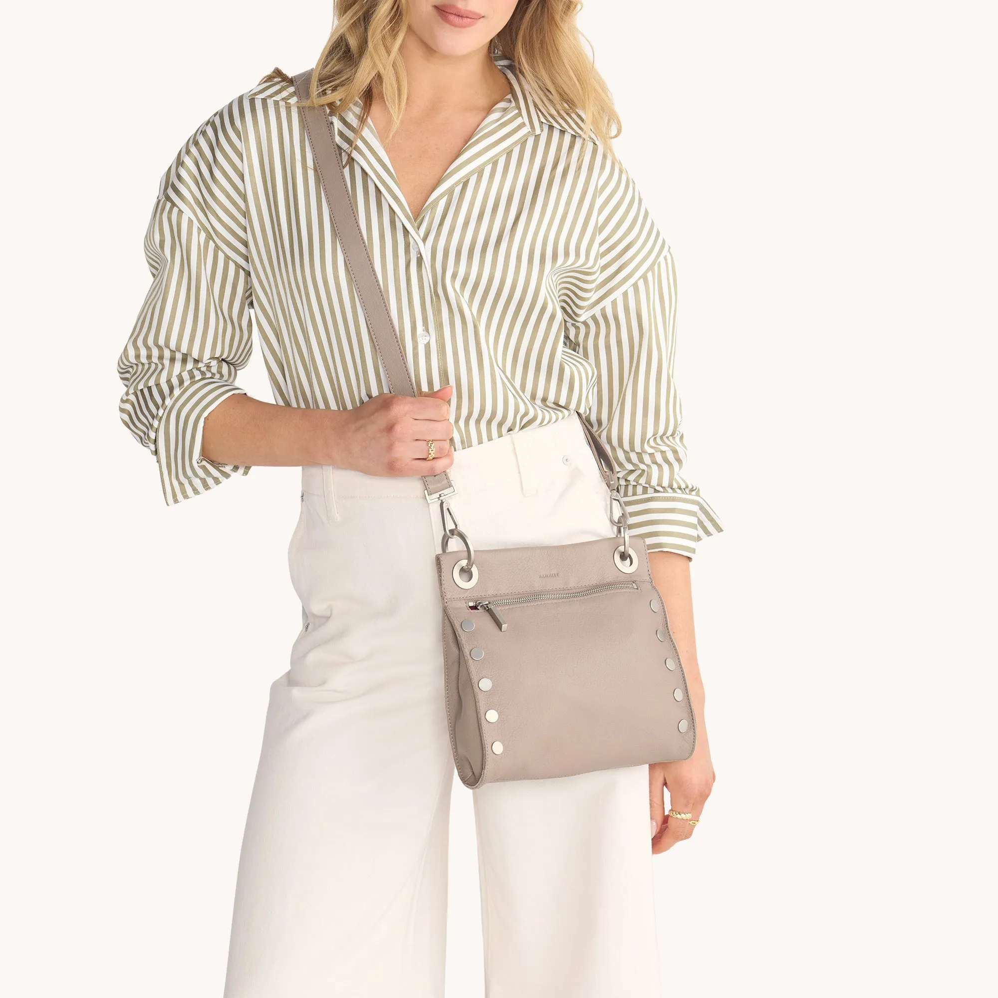 Tony | Pewter Pebble/Brushed Silver | Med sold by Hammitt product image thumbnail 2