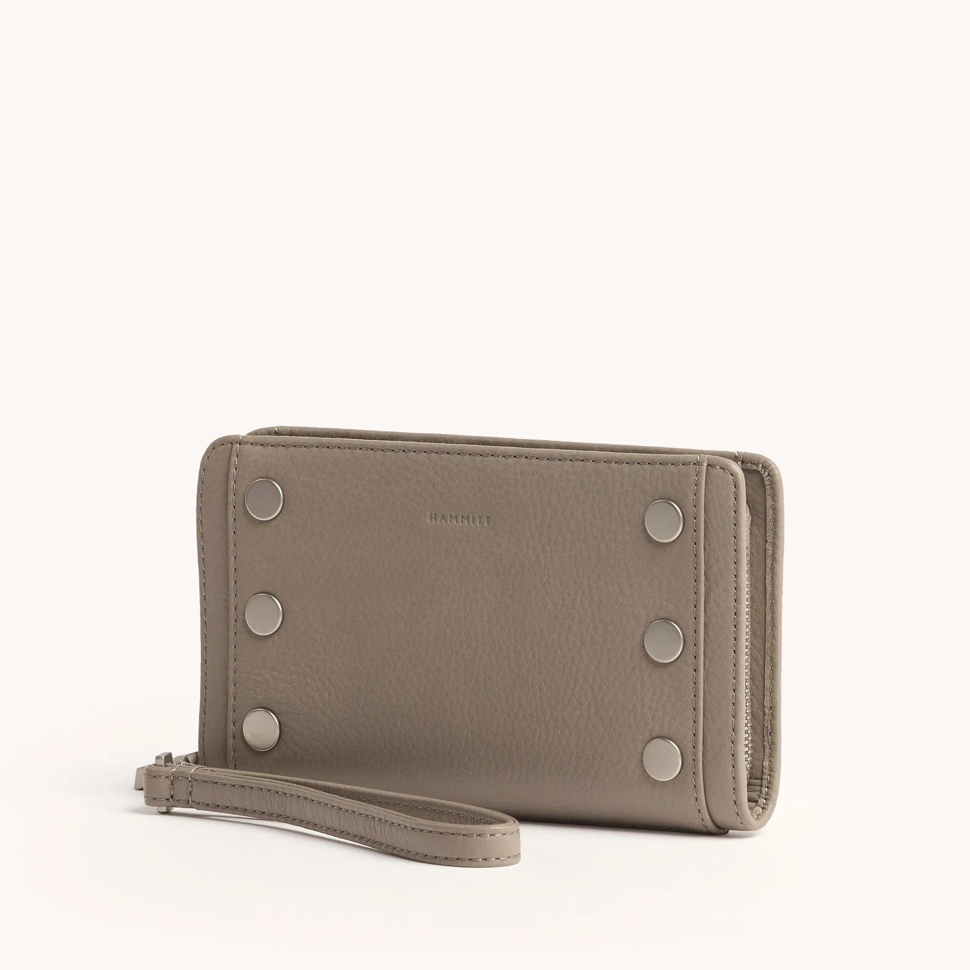 Bryant Wallet | Pewter Pebble/Brushed Silver sold by Hammitt product image thumbnail 4
