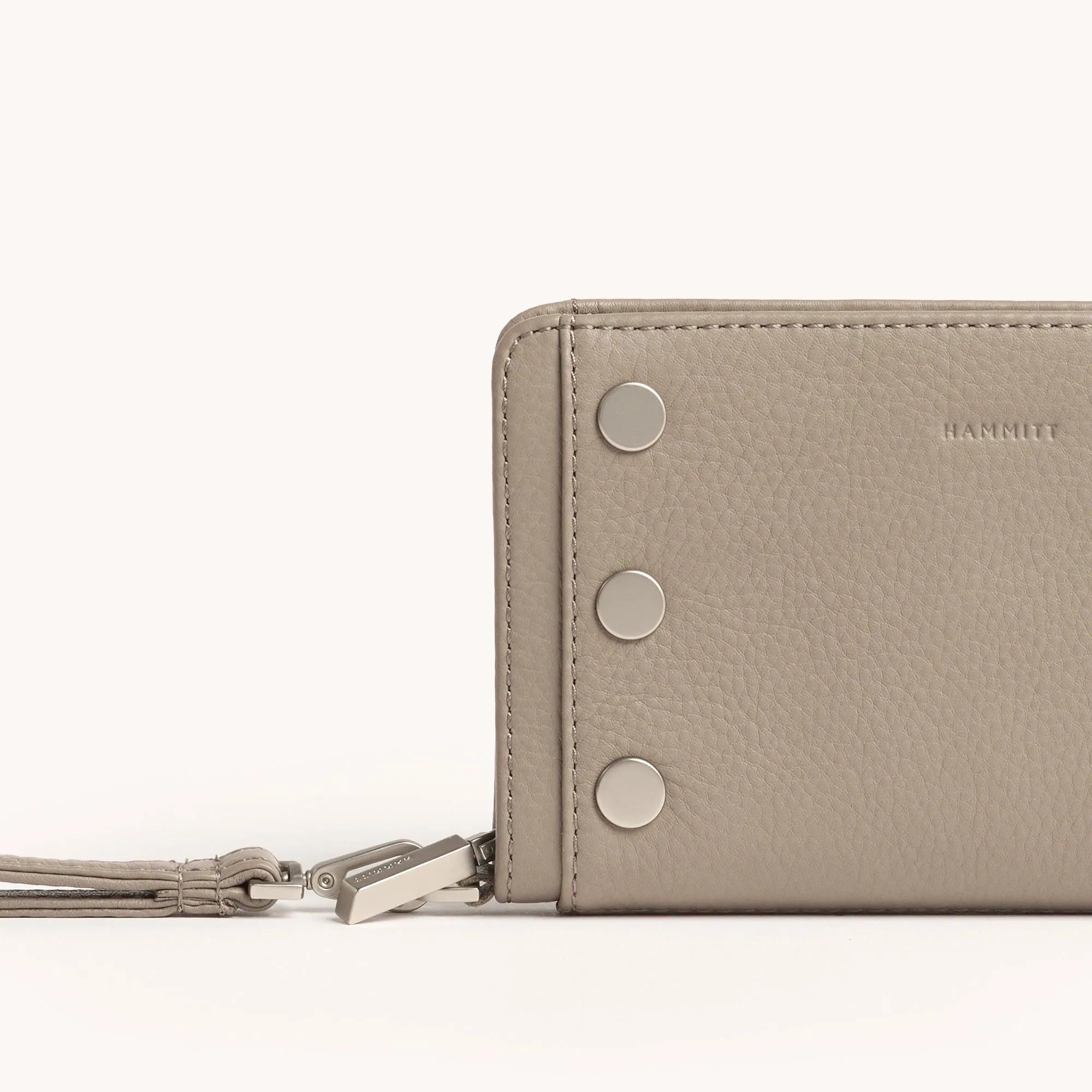 Bryant Wallet | Pewter Pebble/Brushed Silver sold by Hammitt product image thumbnail 5