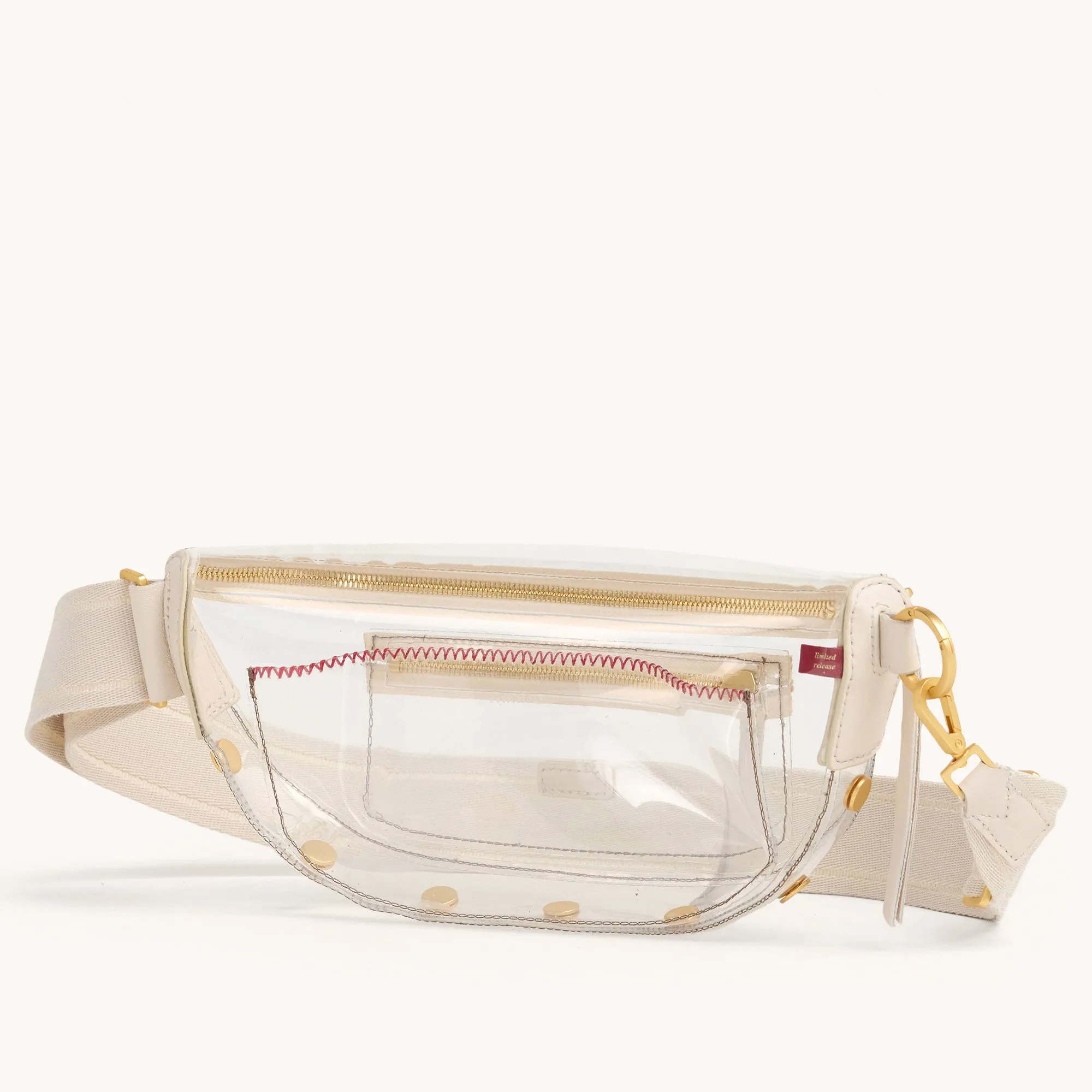 Charles Crossbody Clear | Calla Lily White/Brushed Gold | Med sold by Hammitt product image thumbnail 4
