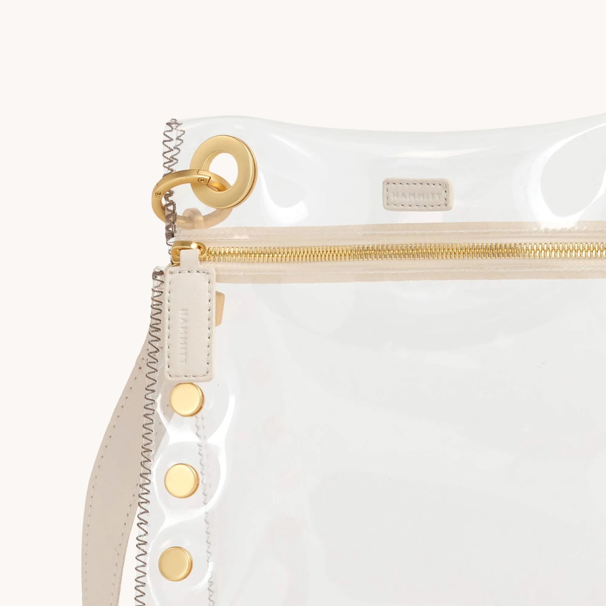 Tony Clear | Calla Lily White/Brushed Gold | Med sold by Hammitt product image thumbnail 3