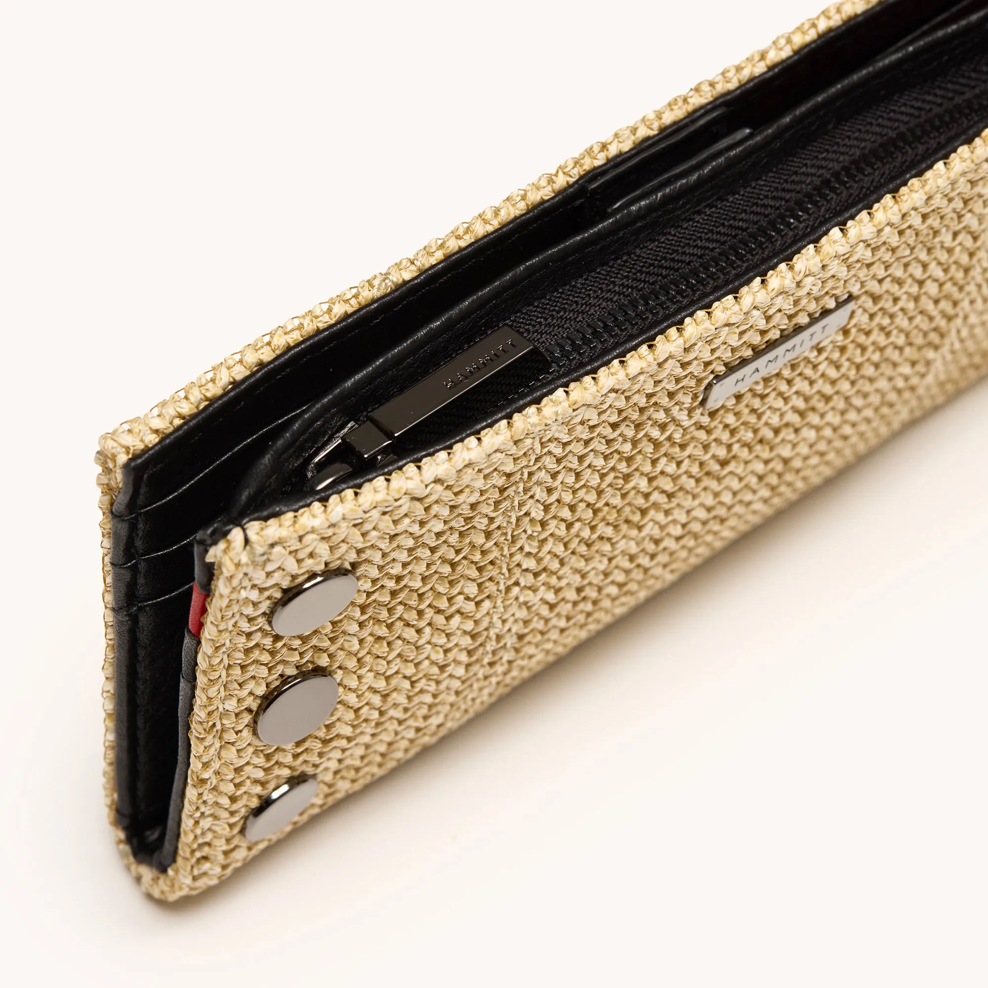 110 North | Chaparral Raffia/Gunmetal sold by Hammitt product image thumbnail 2