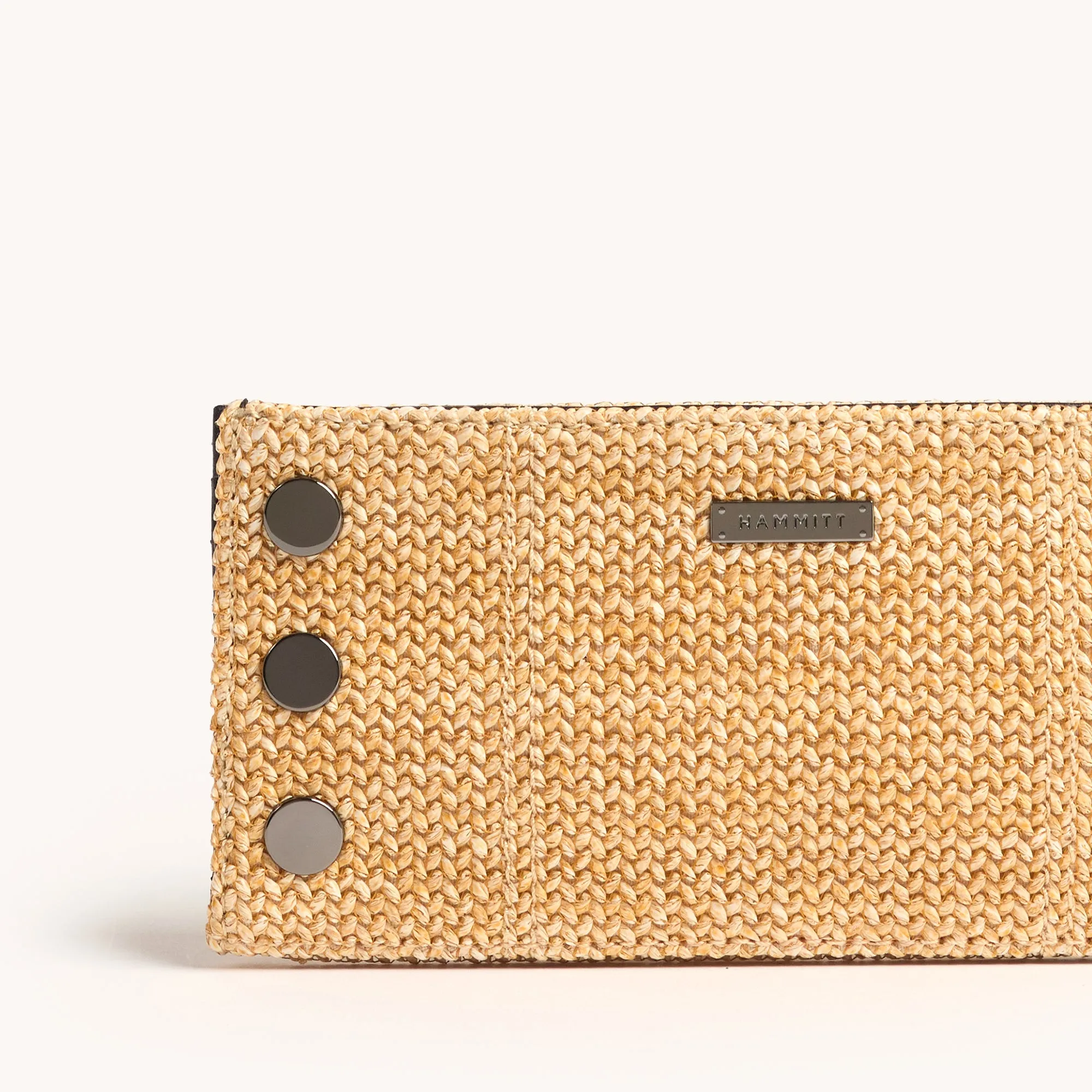 110 North | Chaparral Raffia/Gunmetal sold by Hammitt product image thumbnail 3