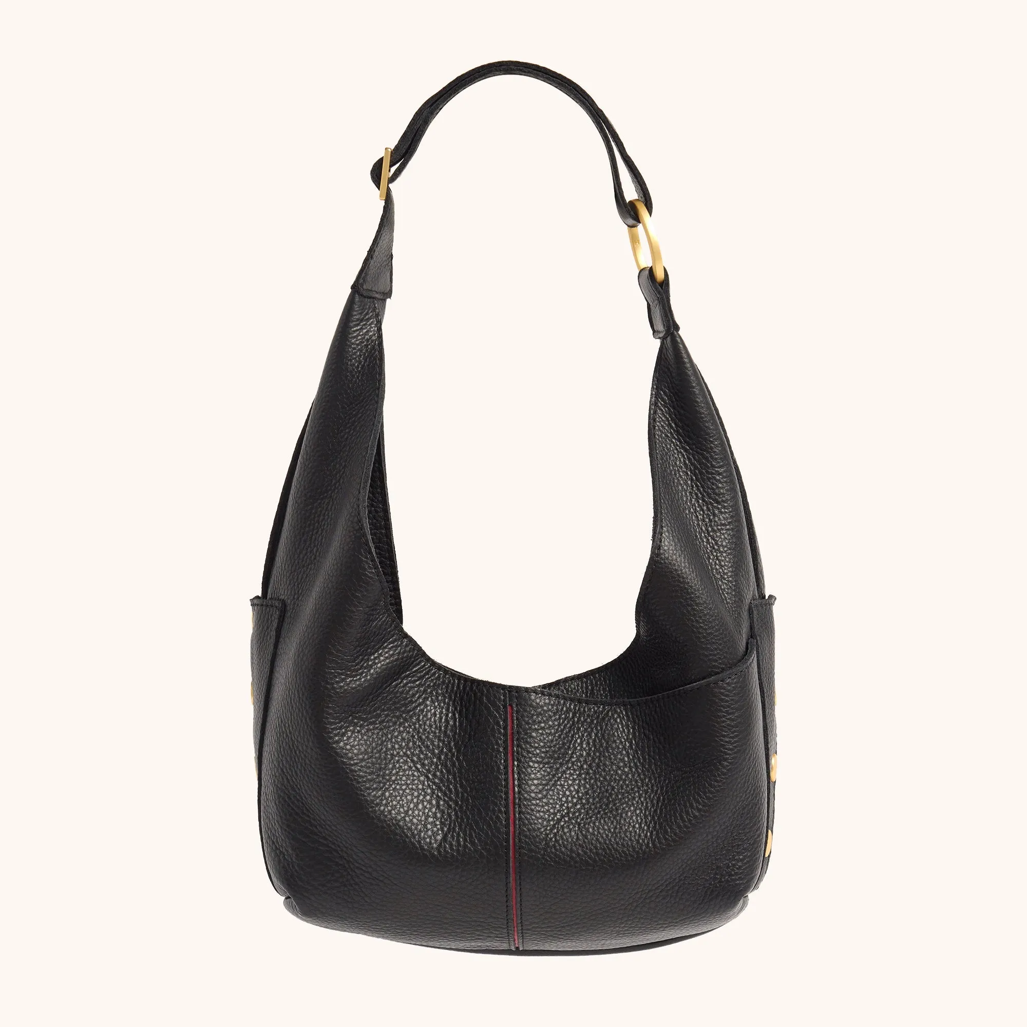 Tom Zip | Black/Brushed Gold Red Zip | Med sold by Hammitt product image thumbnail 3