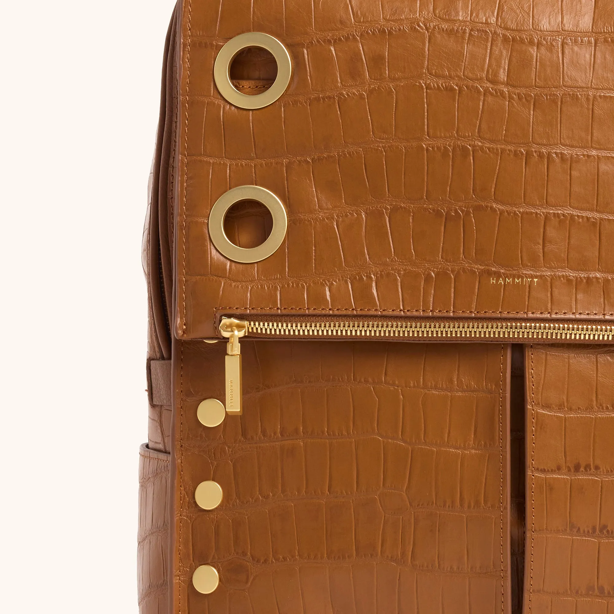 Montana Backpack | Canyon Crocco/Brushed Gold | XL sold by Hammitt product image thumbnail 4