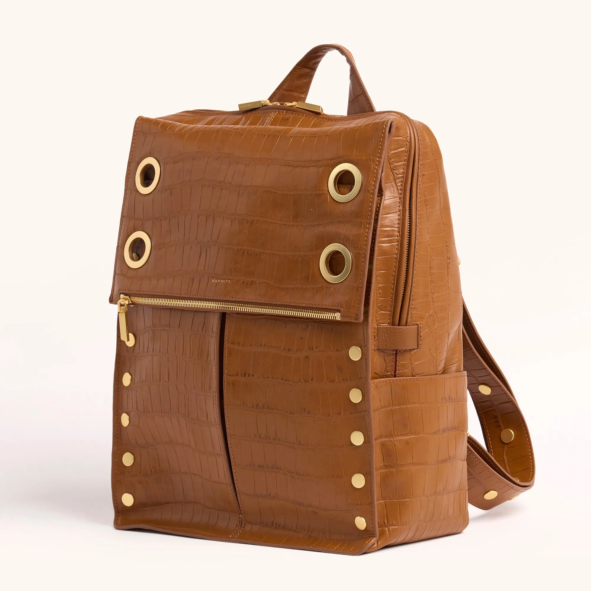 Montana Backpack | Canyon Crocco/Brushed Gold | XL sold by Hammitt product image thumbnail 3