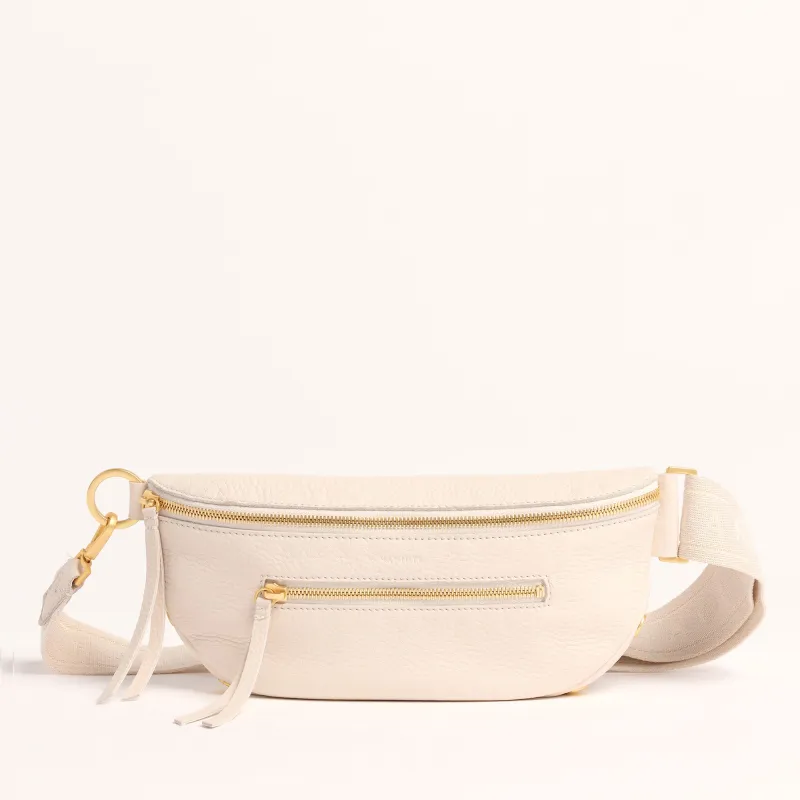 Charles Crossbody | Calla Lily White/Brushed Gold | Med sold by Hammitt