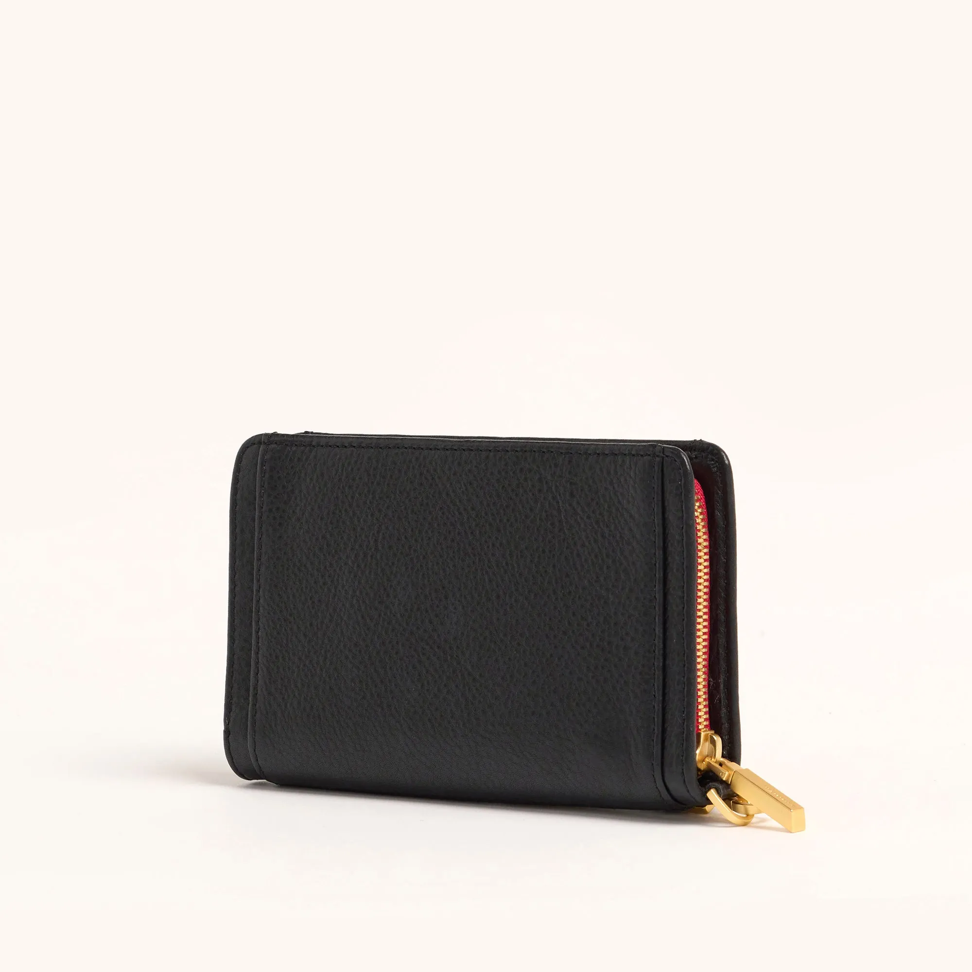 Bryant Wallet | Black/Brushed Gold Red Zip | SML sold by Hammitt product image thumbnail 5