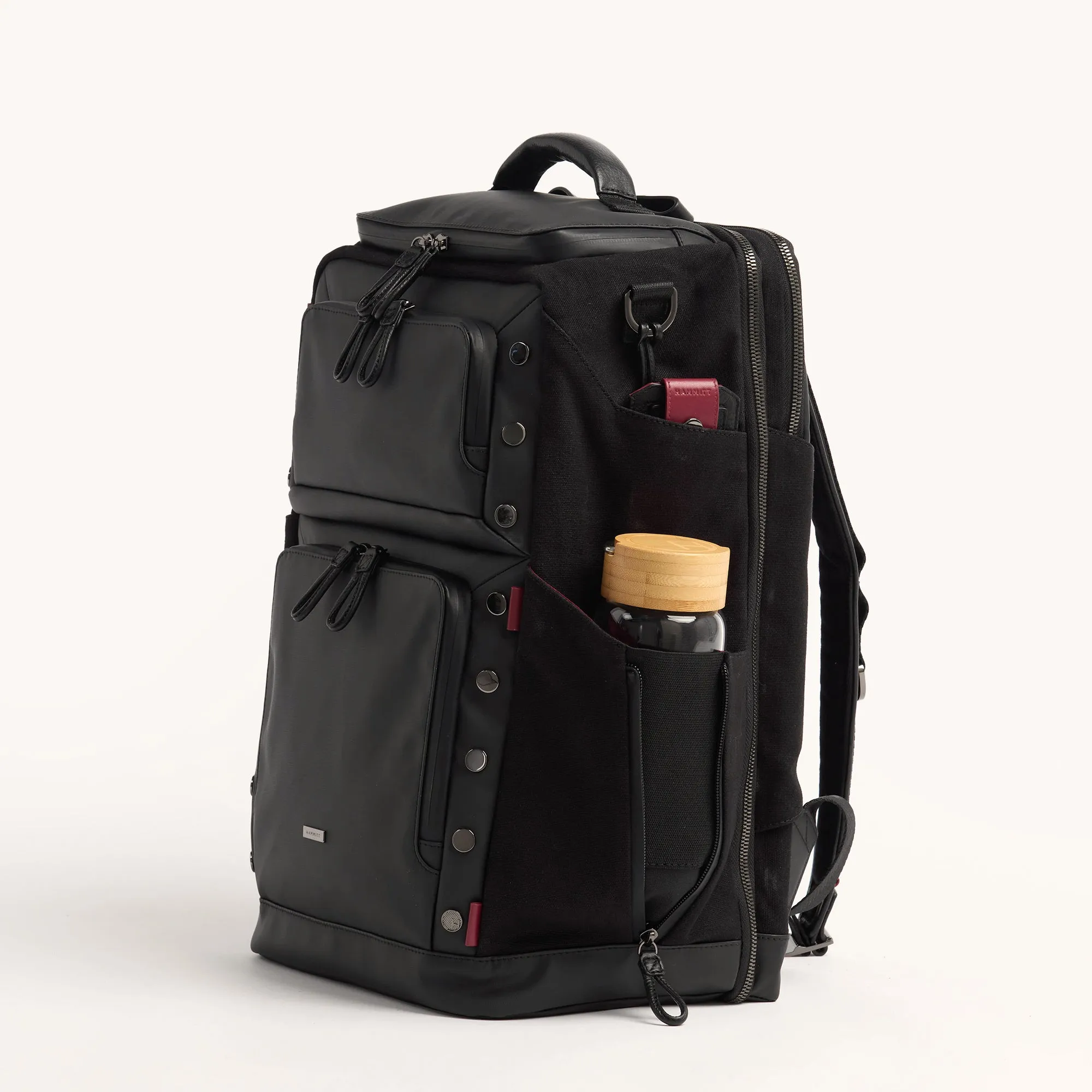 Burbank Backpack | Black/Gunmetal sold by Hammitt product image thumbnail 4