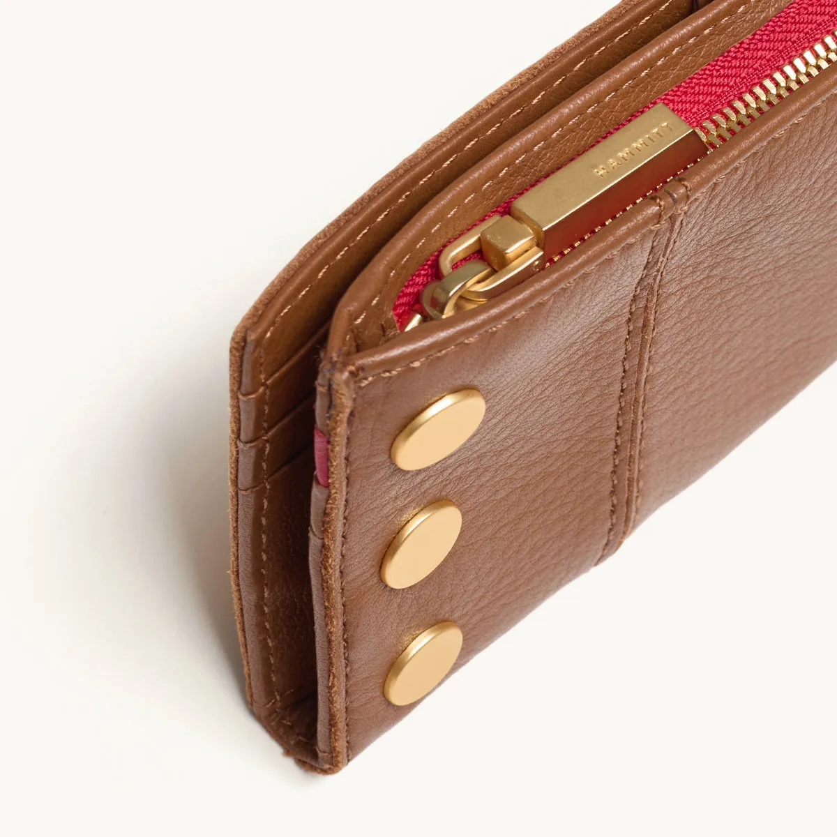 110 North | Mahogany Pebble/Brushed Gold Red Zip sold by Hammitt product image thumbnail 2