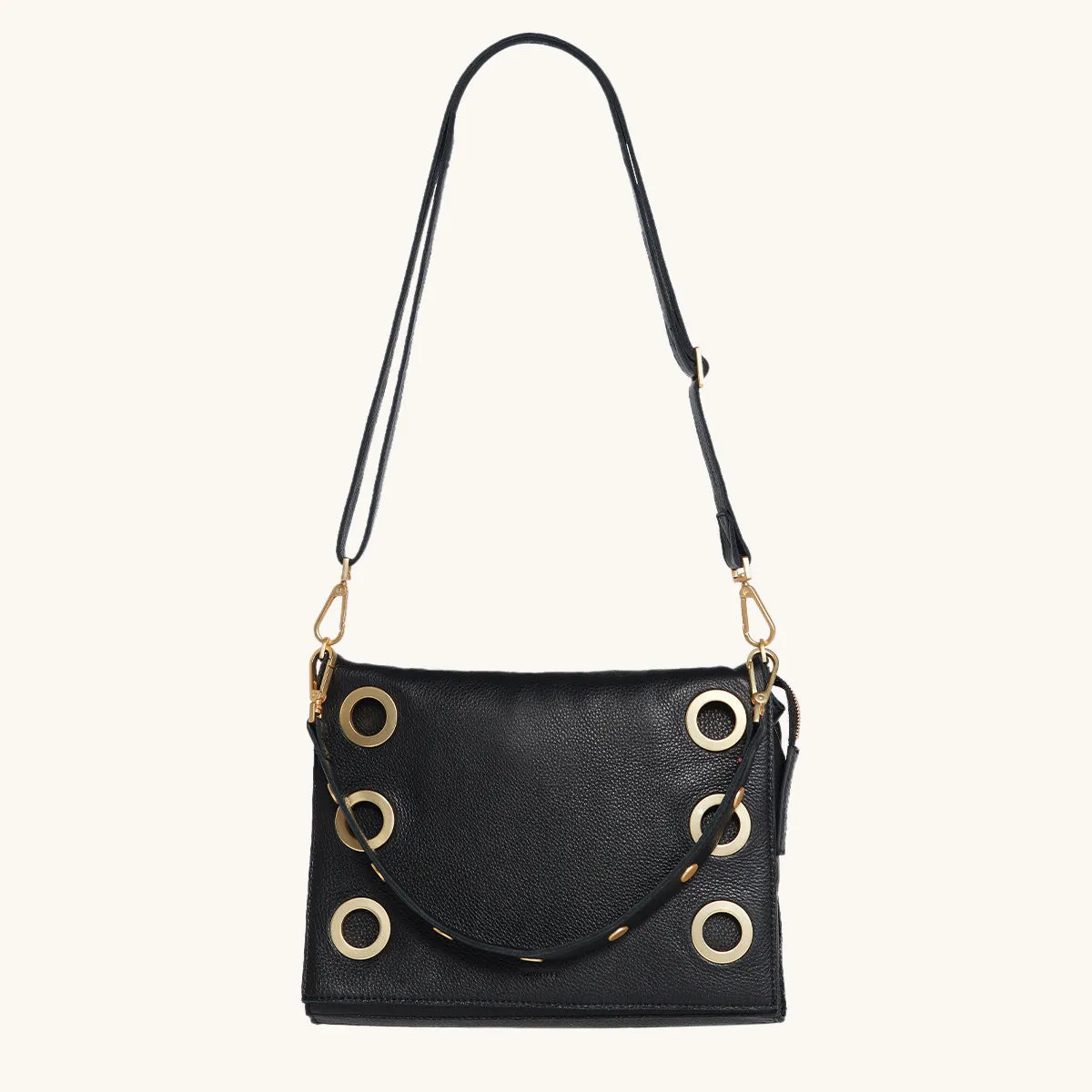 Montana Clutch | Black/Brushed Gold | Lrg sold by Hammitt product image thumbnail 4