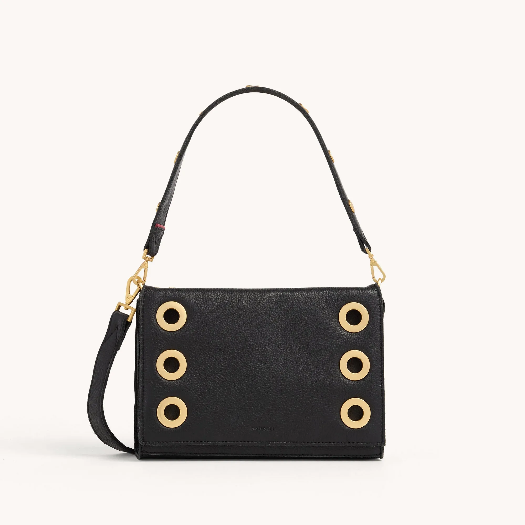 Montana Clutch | Black/Brushed Gold | Sml sold by Hammitt