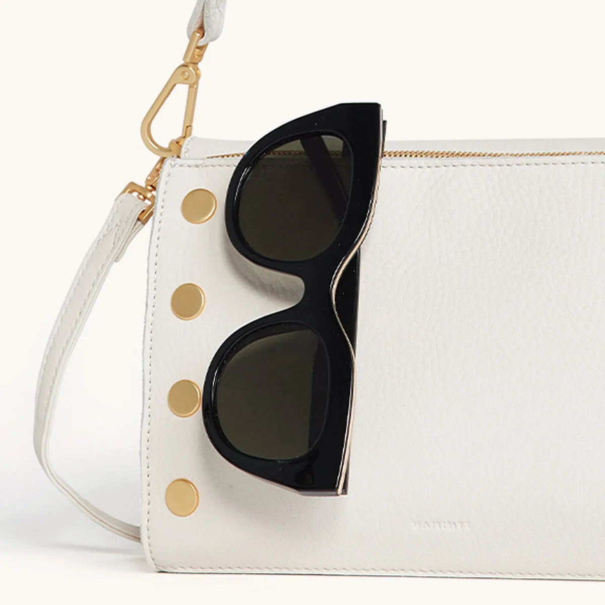 Montana Clutch | Calla Lily White/Brushed Gold | Sml sold by Hammitt product image thumbnail 4