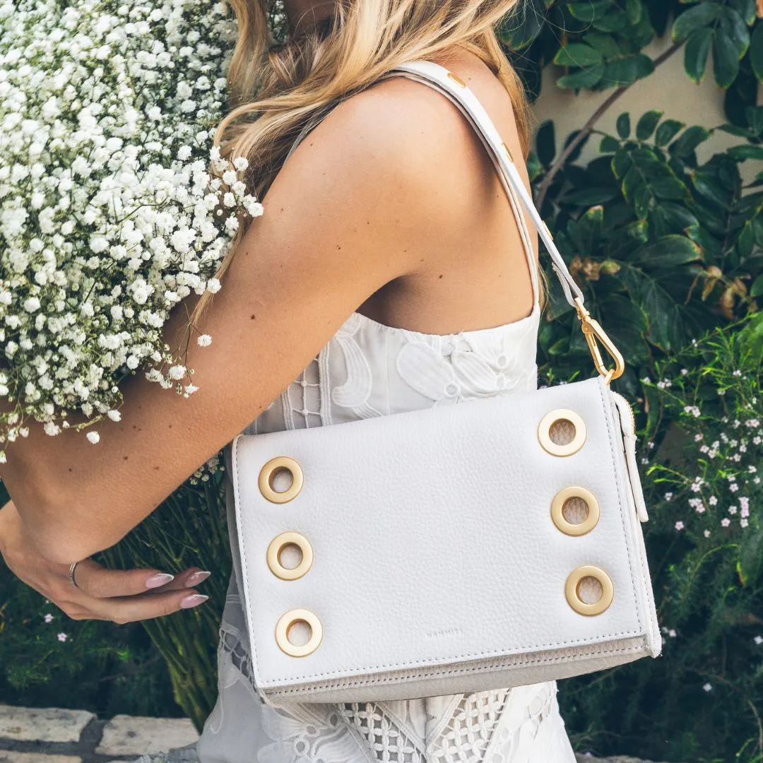 Montana Clutch | Calla Lily White/Brushed Gold | Lrg sold by Hammitt product image thumbnail 2