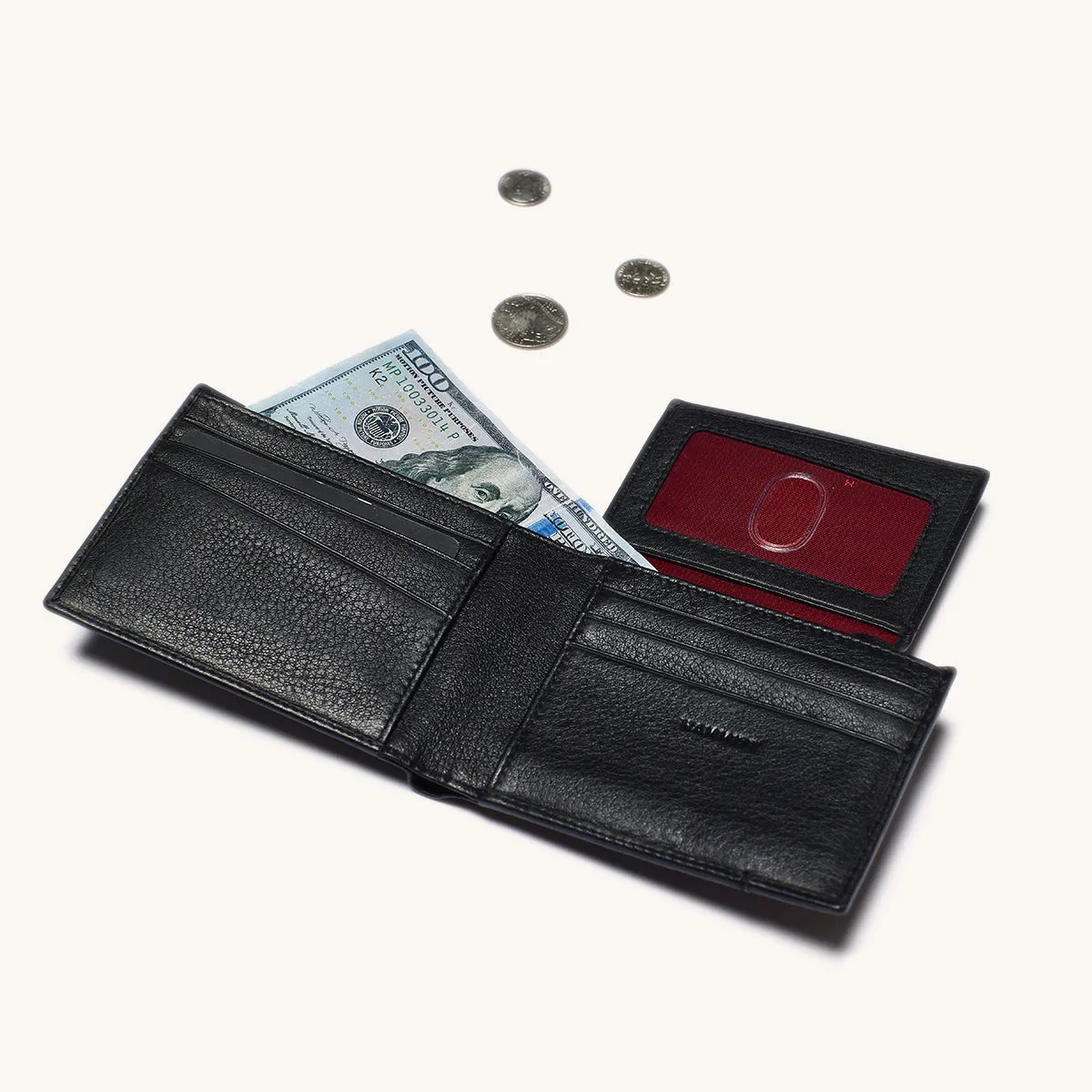 Balboa Bifold | Black Leather sold by Hammitt product image thumbnail 5