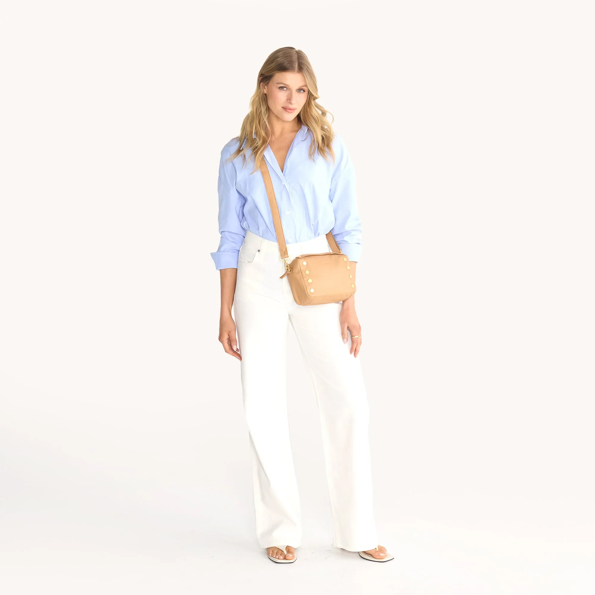 Evan Crossbody | Toast Tan/Brushed Gold | Sml sold by Hammitt product image thumbnail 2