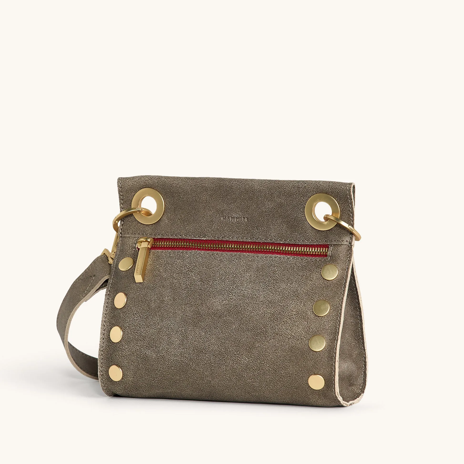 Tony | Pewter/Brushed Gold Red Zip | Sml sold by Hammitt product image thumbnail 3