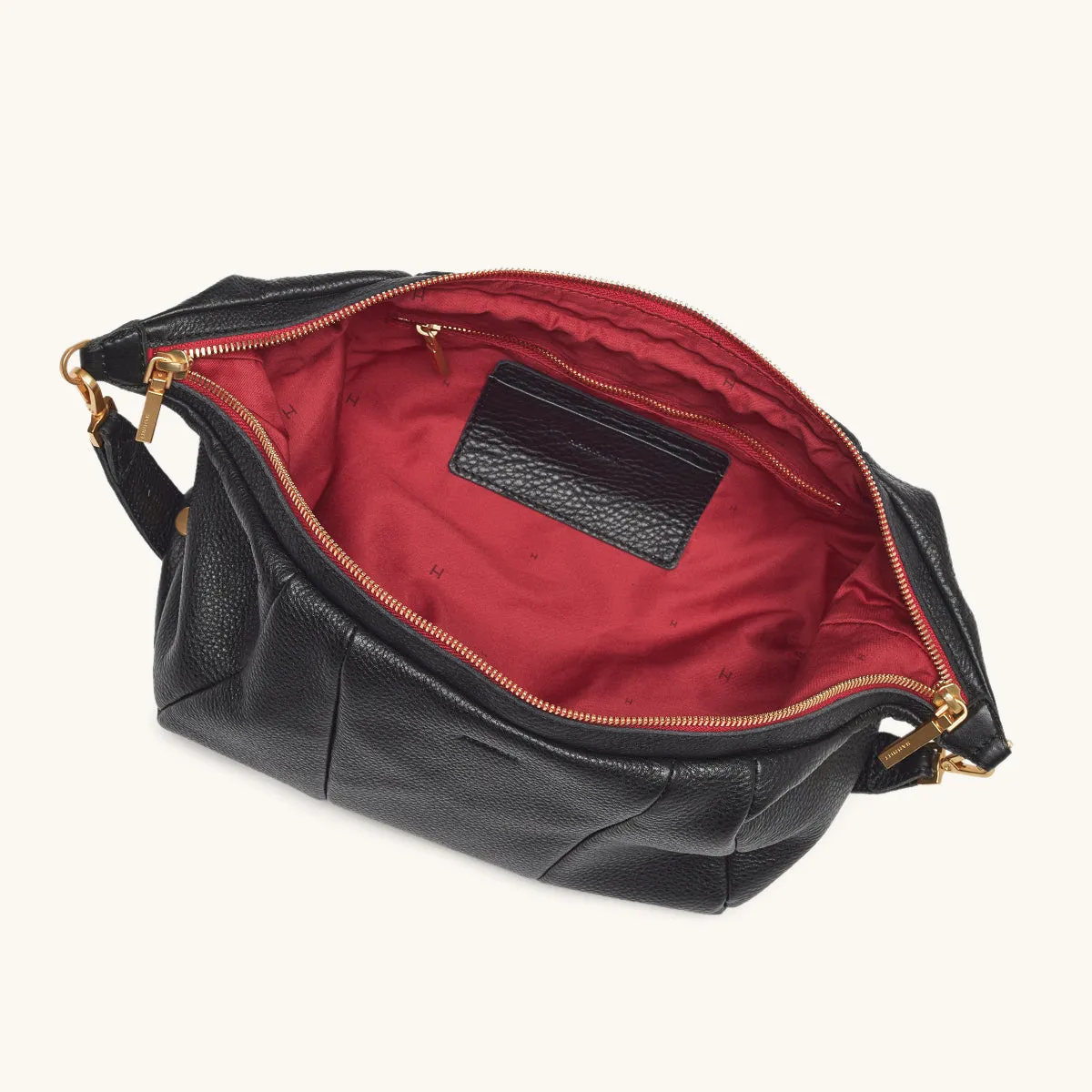 Morgan | Black/Brushed Gold Red Zip sold by Hammitt product image thumbnail 5