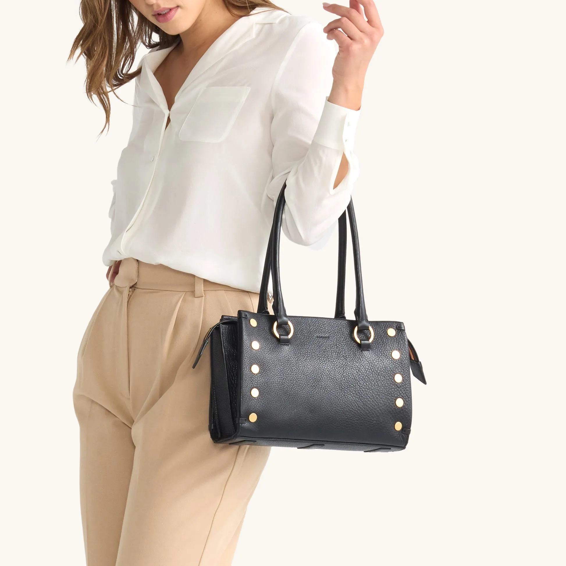 Allen | Black/Brushed Gold Red Zip | Med sold by Hammitt product image thumbnail 4