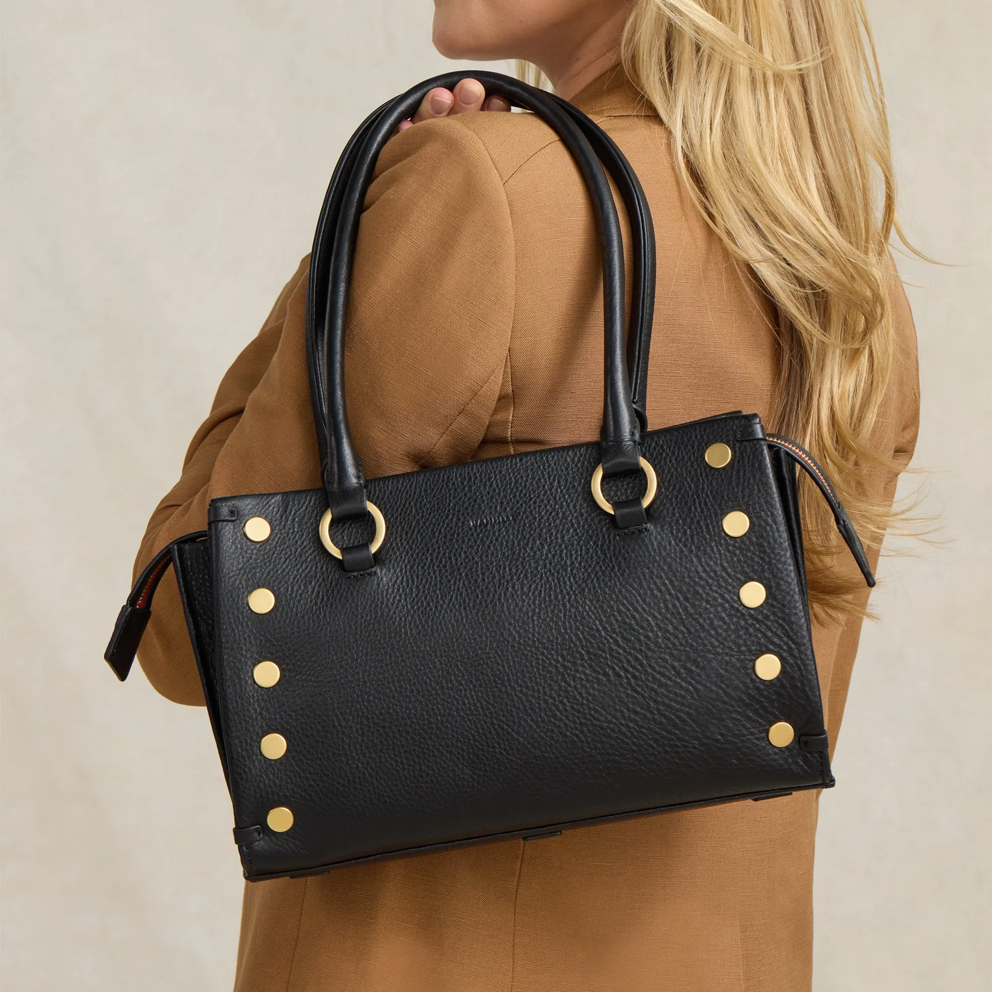 Allen | Black/Brushed Gold Red Zip | Med sold by Hammitt product image thumbnail 3