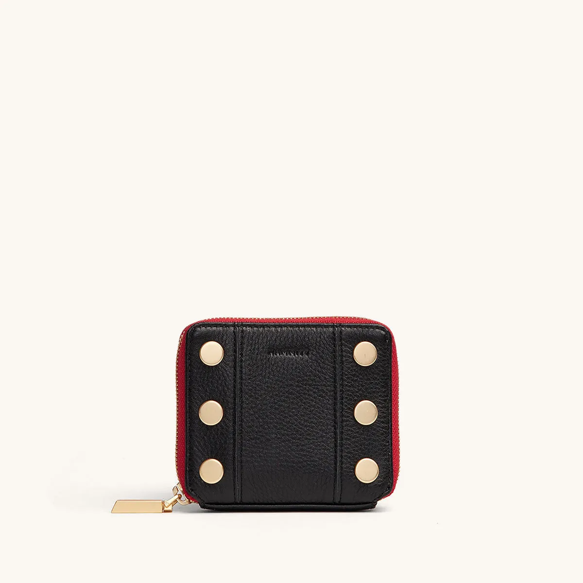 5 North | Black/Brushed Gold Red Zip sold by Hammitt