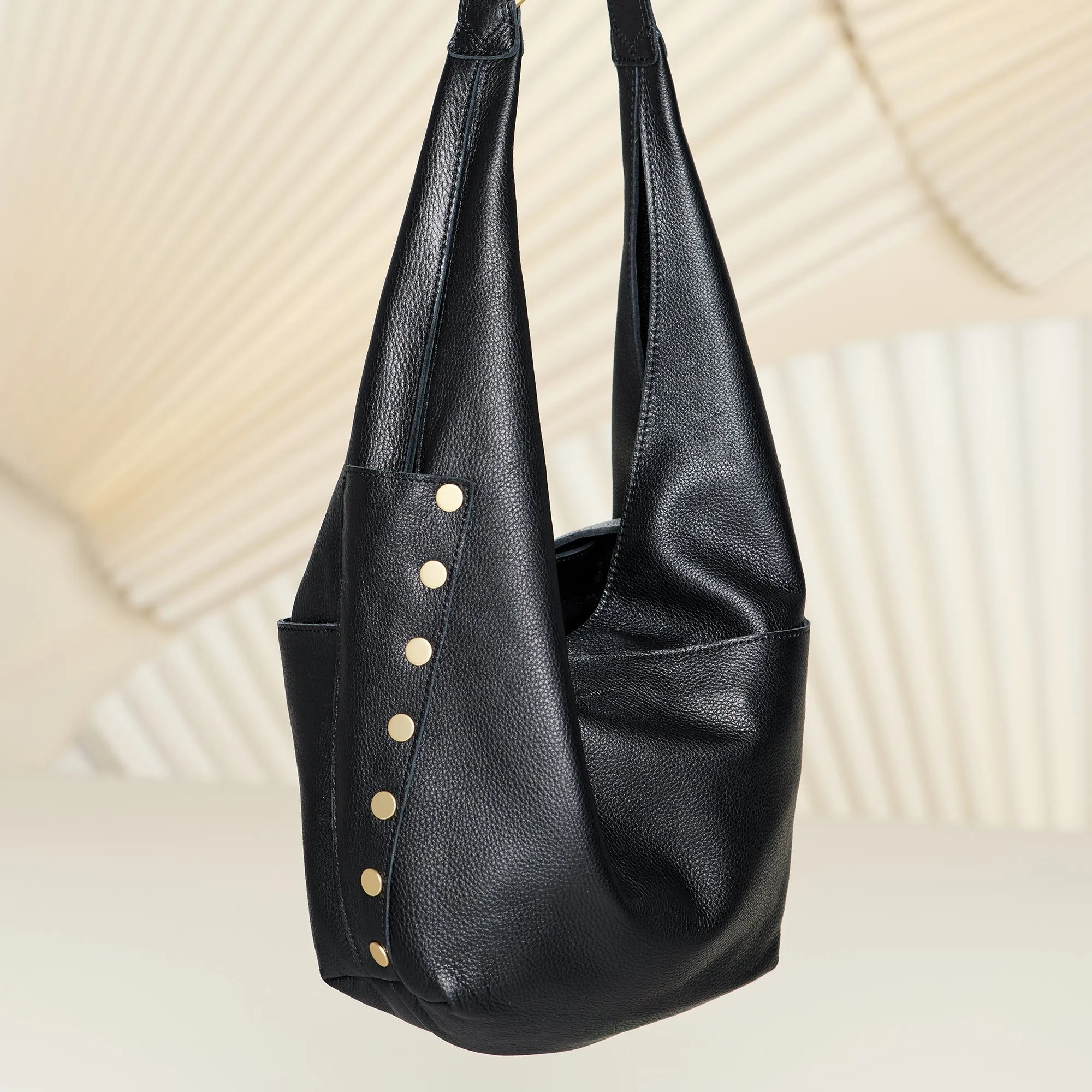 Tom Zip | Black/Brushed Gold Red Zip sold by Hammitt product image thumbnail 3