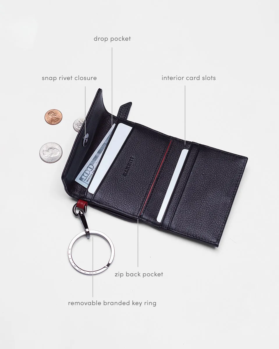 Royce Key Wallet | Black/Gunmetal sold by Hammitt product image thumbnail 5