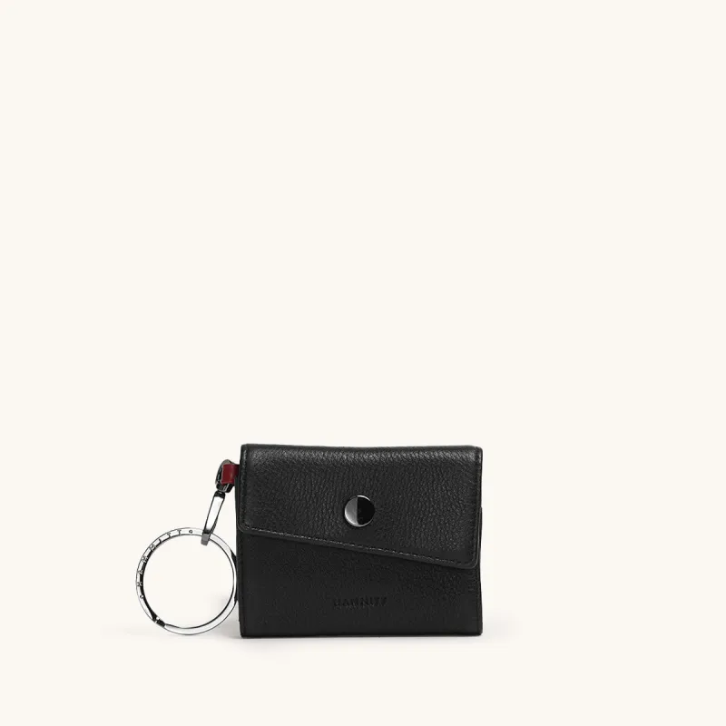 Royce Key Wallet | Black/Gunmetal sold by Hammitt