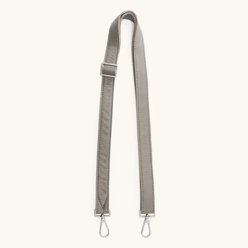Slider Strap 1 Inch | Pew/Brushed Silver sold by Hammitt