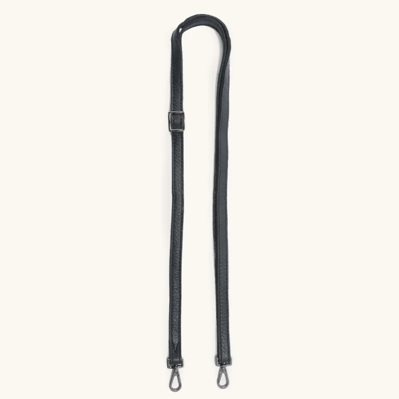 Slider Strap 0.5 Inch | Black/Gunmetal sold by Hammitt
