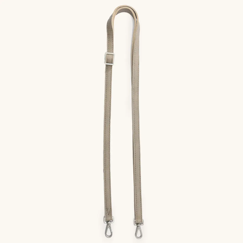 Slider Strap 0.5 Inch | Pew/Brushed Silver sold by Hammitt