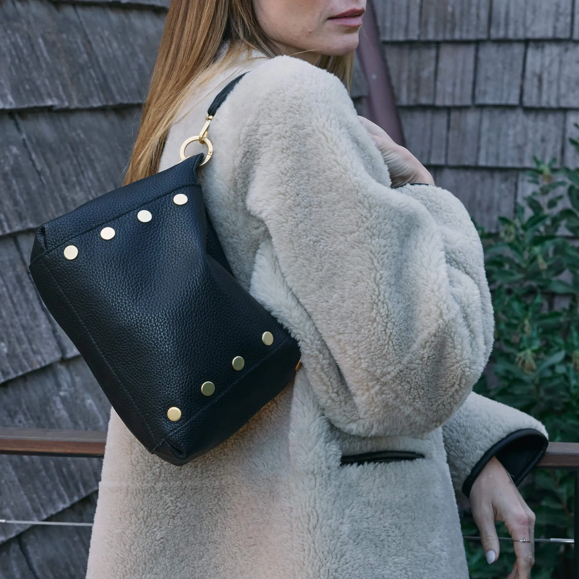 Bryant | Black/Brushed Gold Red Zip | Med sold by Hammitt product image thumbnail 2