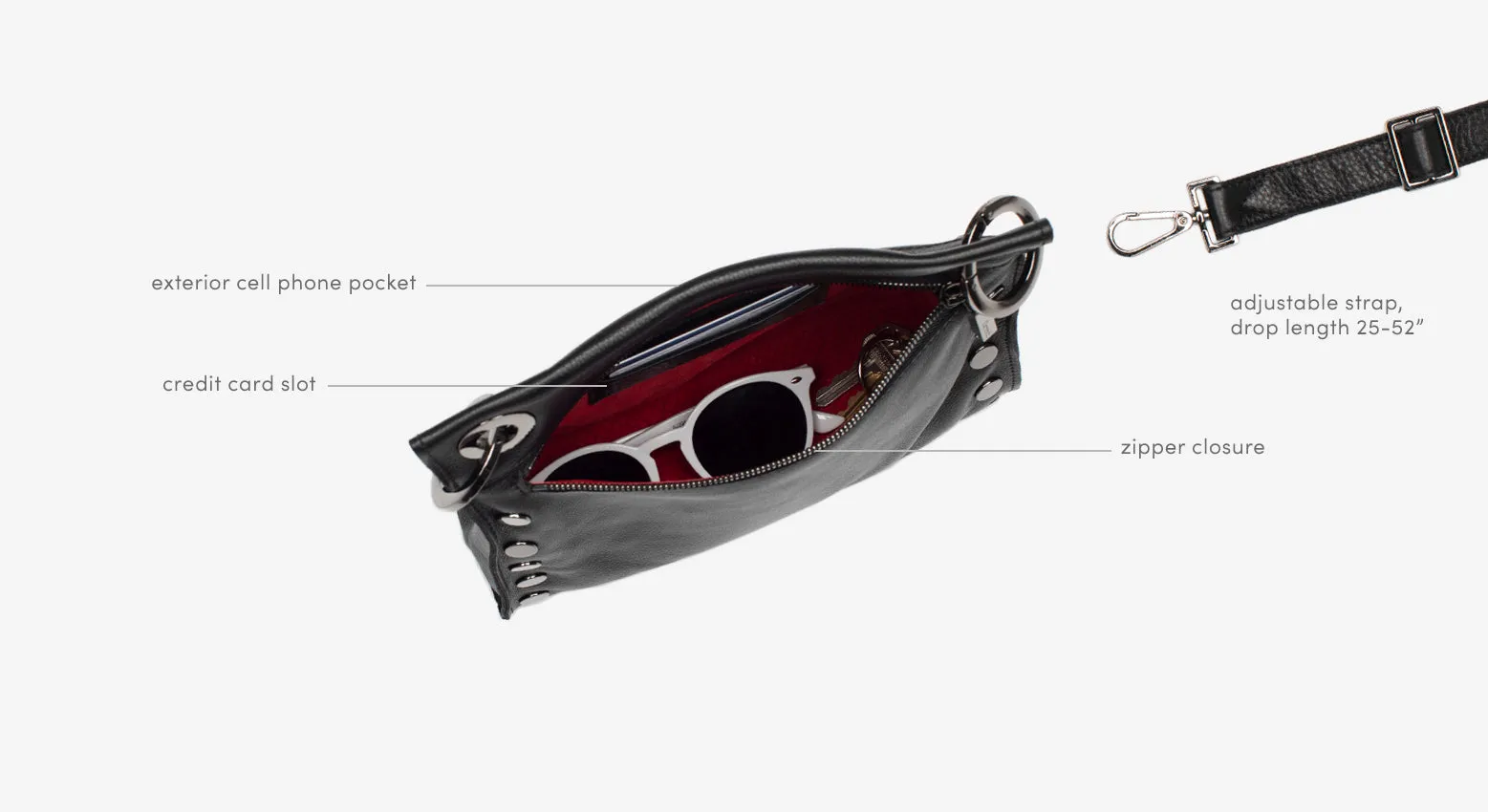 Tony | Black/Gunmetal | Med sold by Hammitt product image thumbnail 3