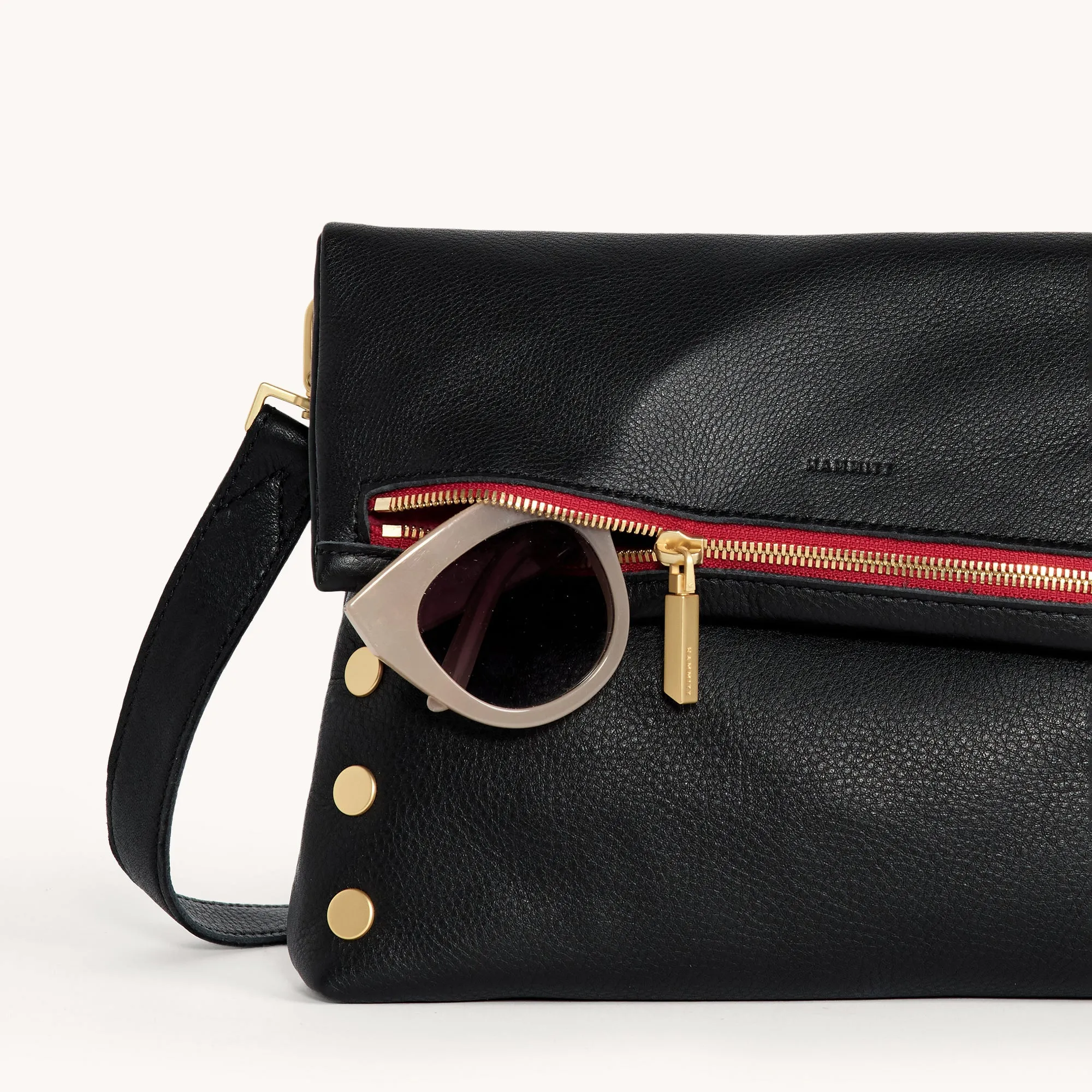 VIP | Black/Brushed Gold Red Zip | Lrg sold by Hammitt product image thumbnail 5