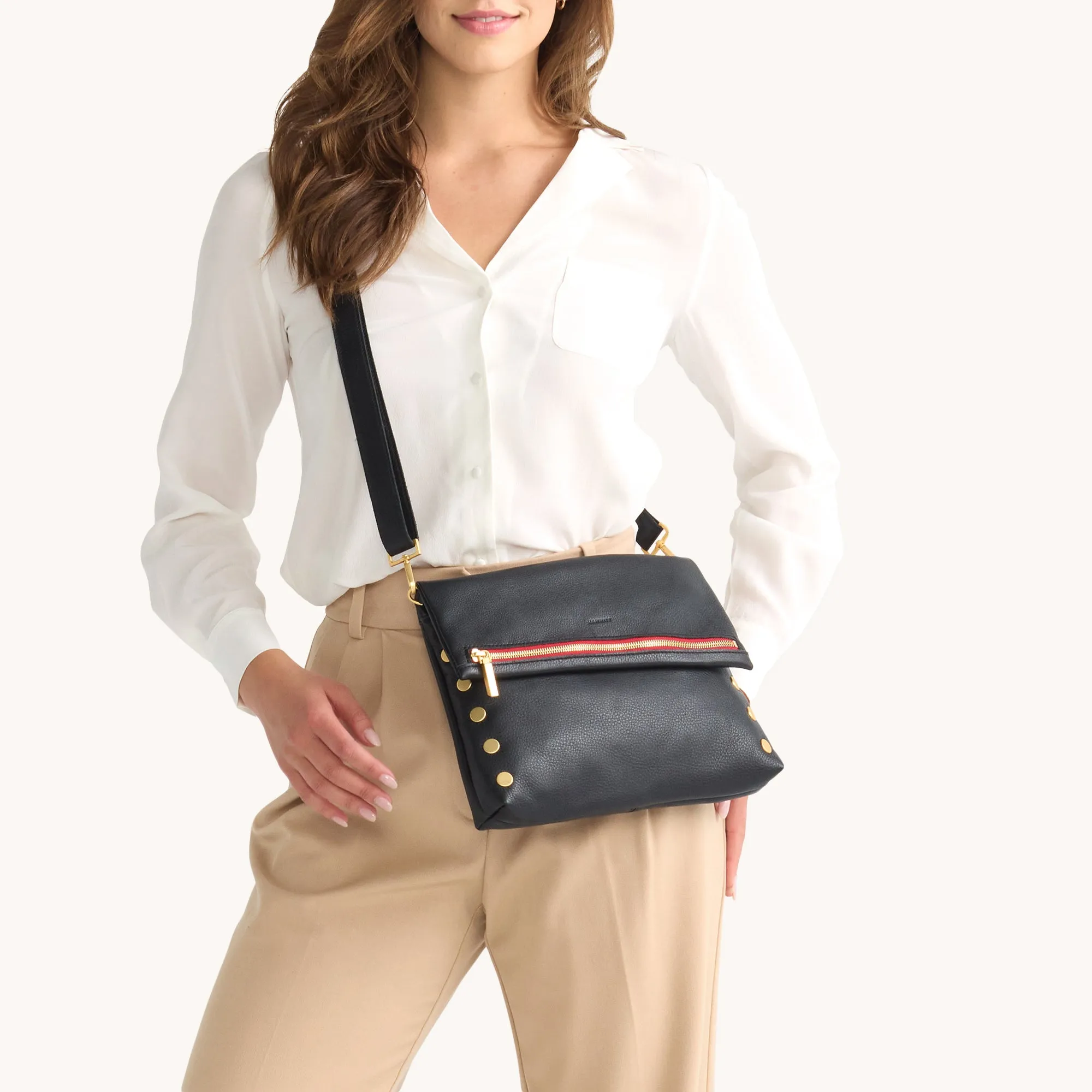 VIP | Black/Brushed Gold Red Zip | Lrg sold by Hammitt product image thumbnail 3