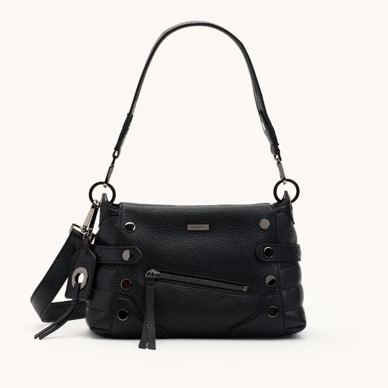 Bryant | Moto Black/Gunmetal | Med made by Hammitt